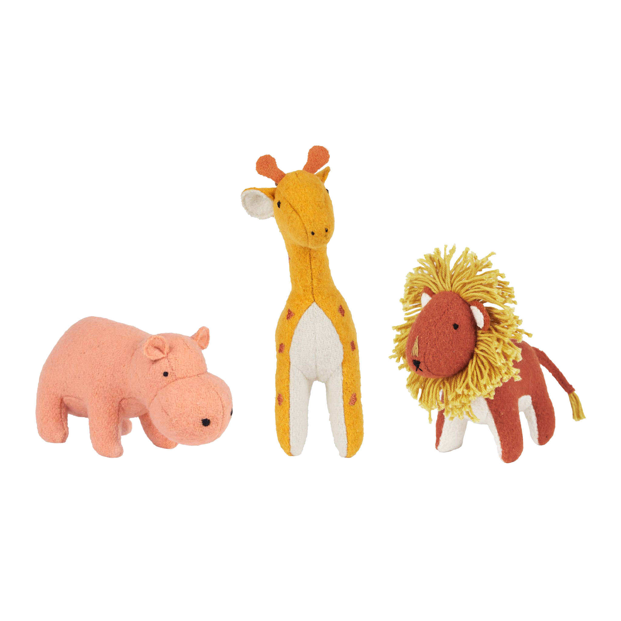 Olli Ella | Holdie Folk Felt Savannah Animals (set of 3)