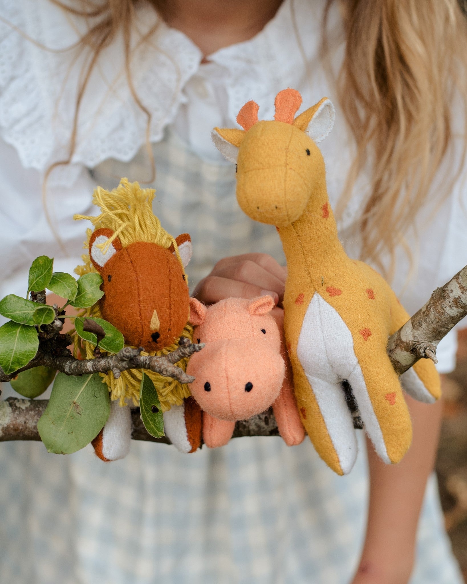 Olli Ella | Holdie Folk Felt Savannah Animals (set of 3)