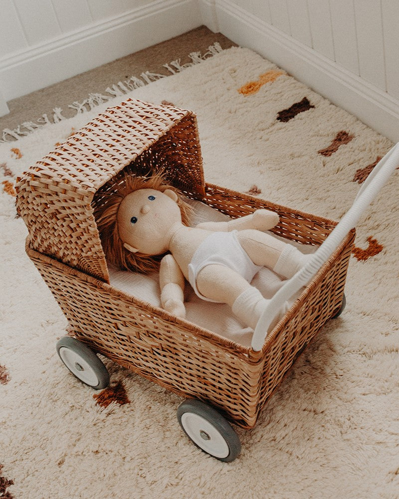 Olli Ella | Rattan Strolley - Natural