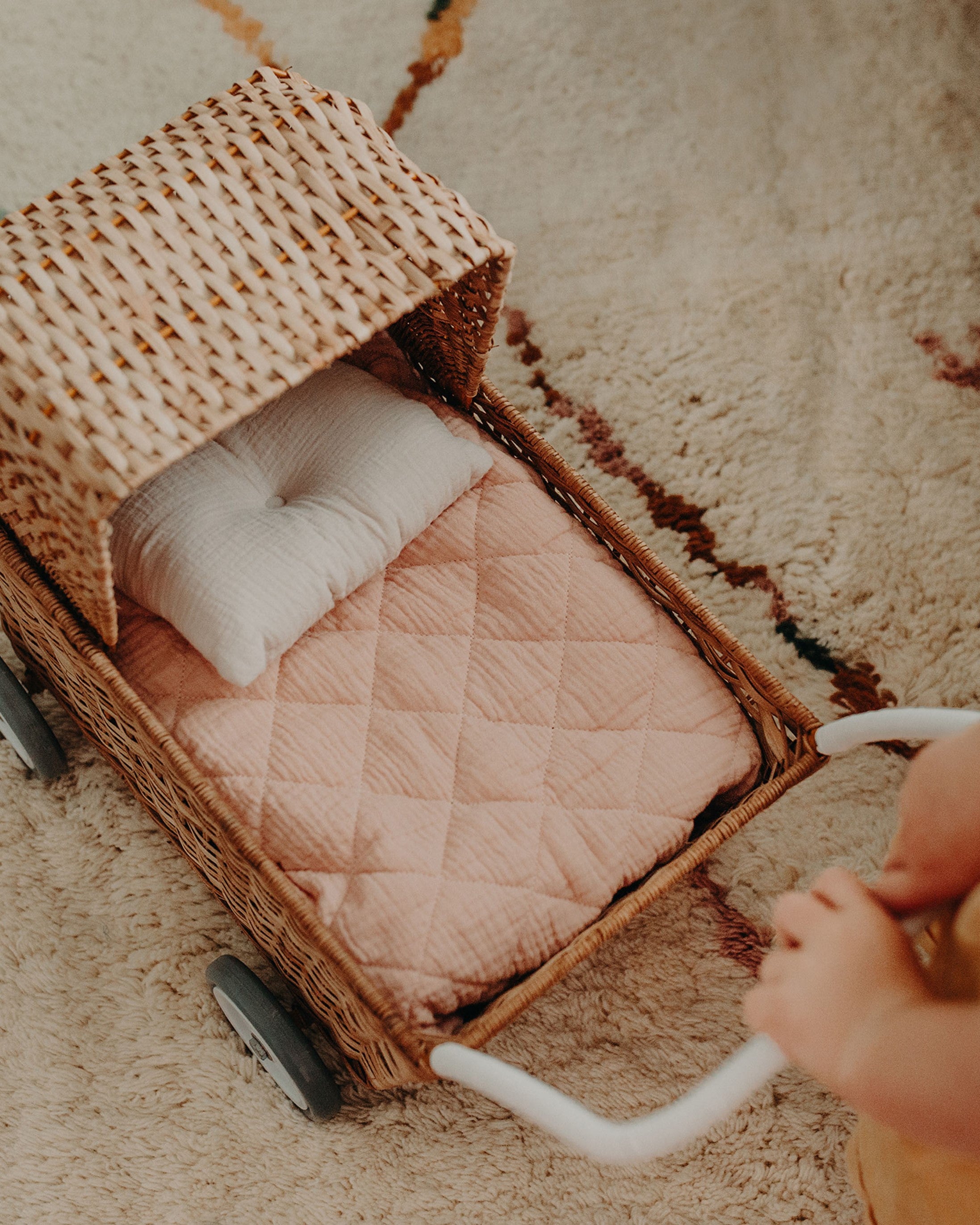 Olli Ella | Rattan Strolley - Natural
