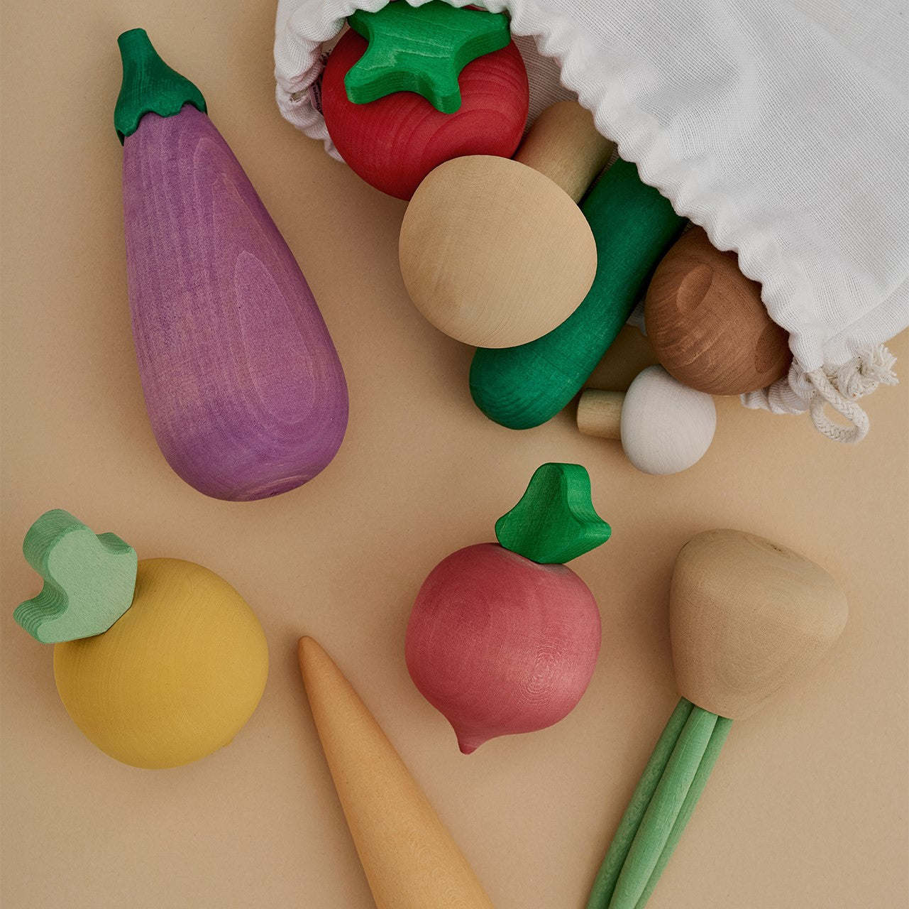 Raduga Grez | Handmade Wooden Vegetables (set of 10)