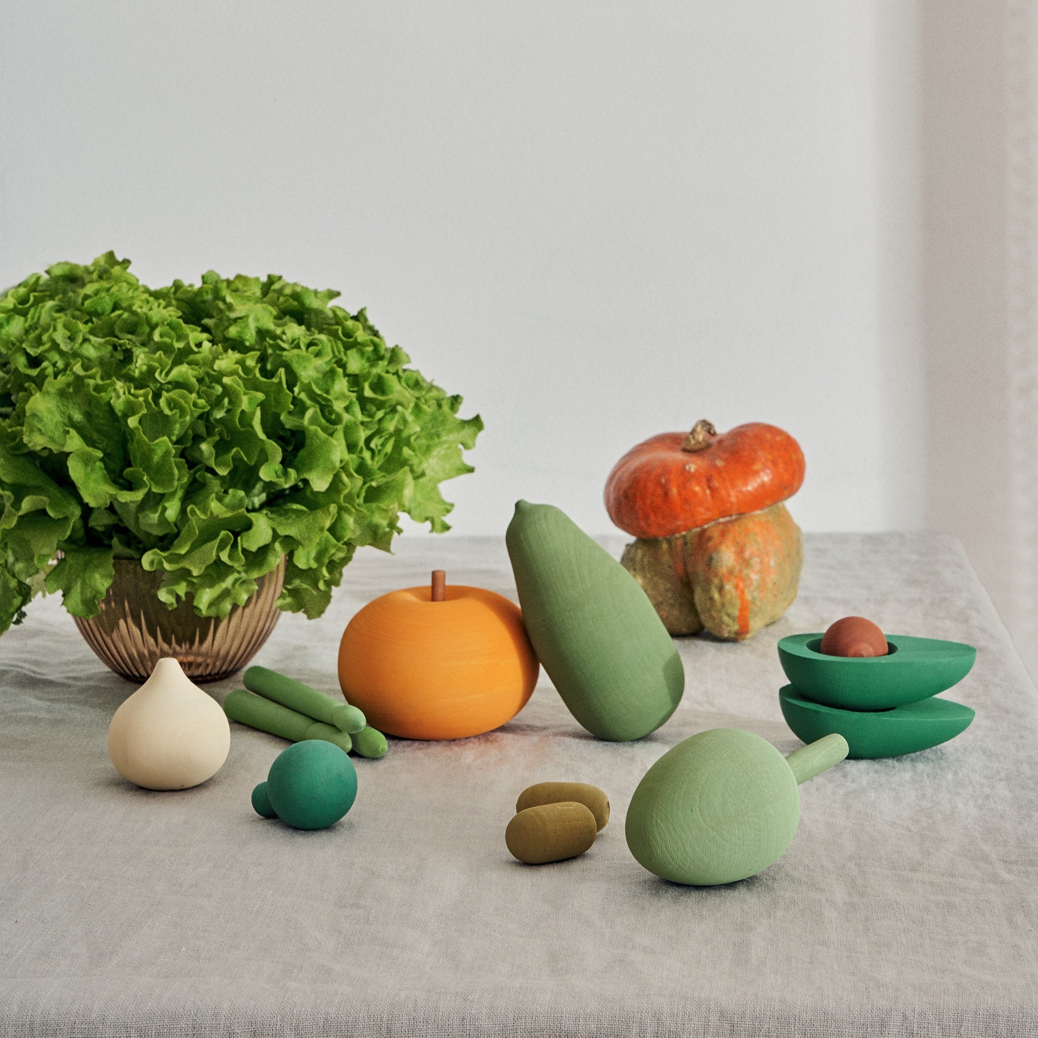 Raduga Grez | Handmade Wooden Vegetables (set of 11)