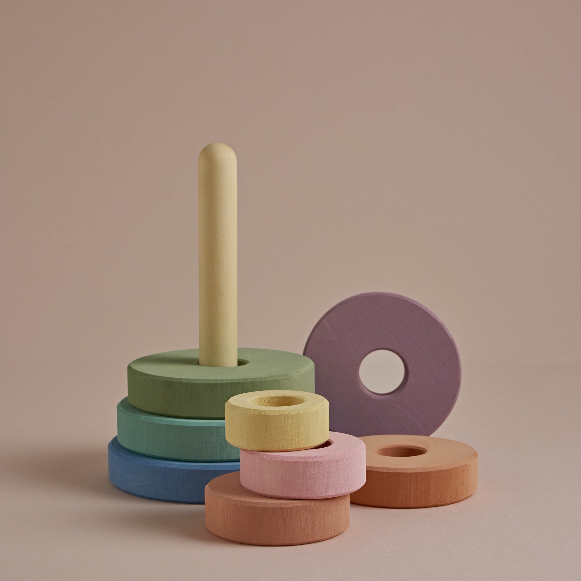 Raduga Grez Stacking Tower - Pastel Earth