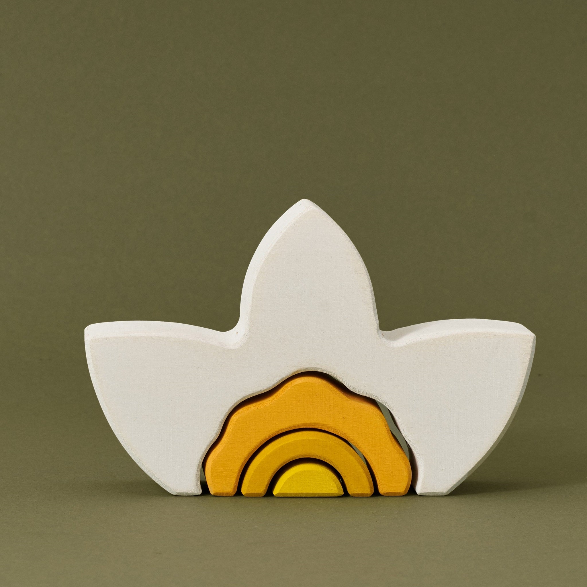 Raduga Grez | Wooden Flower Stacker - Narcissus