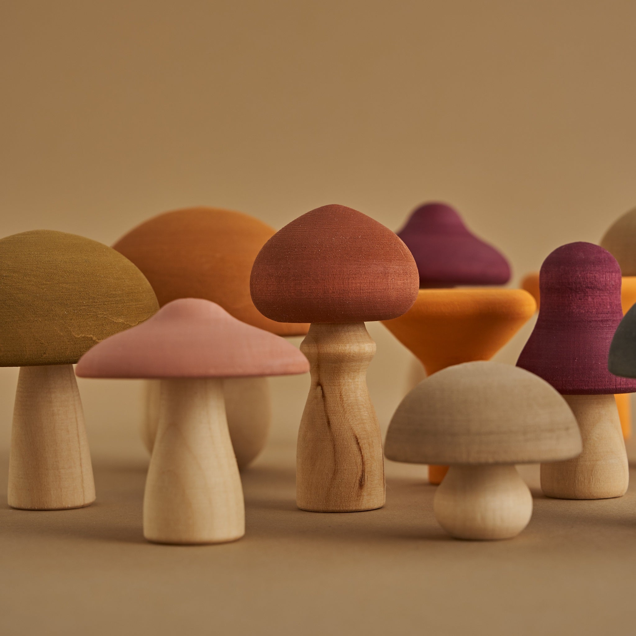 Raduga Grez | Wooden Mushrooms Play Set