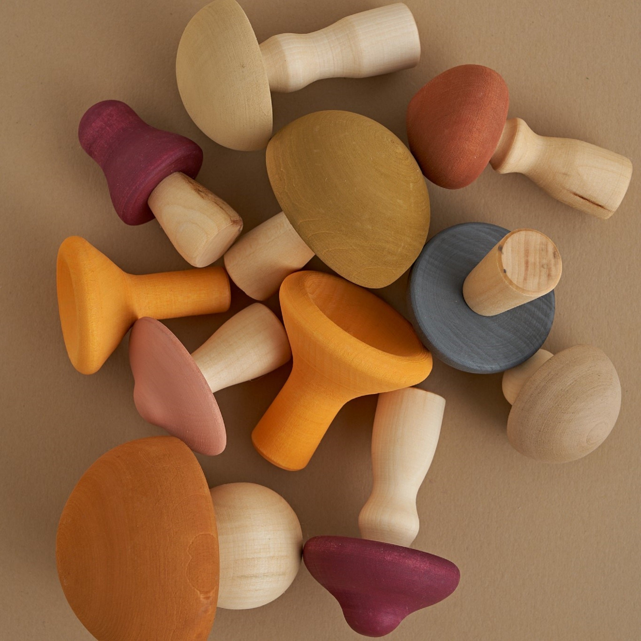 Raduga Grez | Wooden Mushrooms Play Set