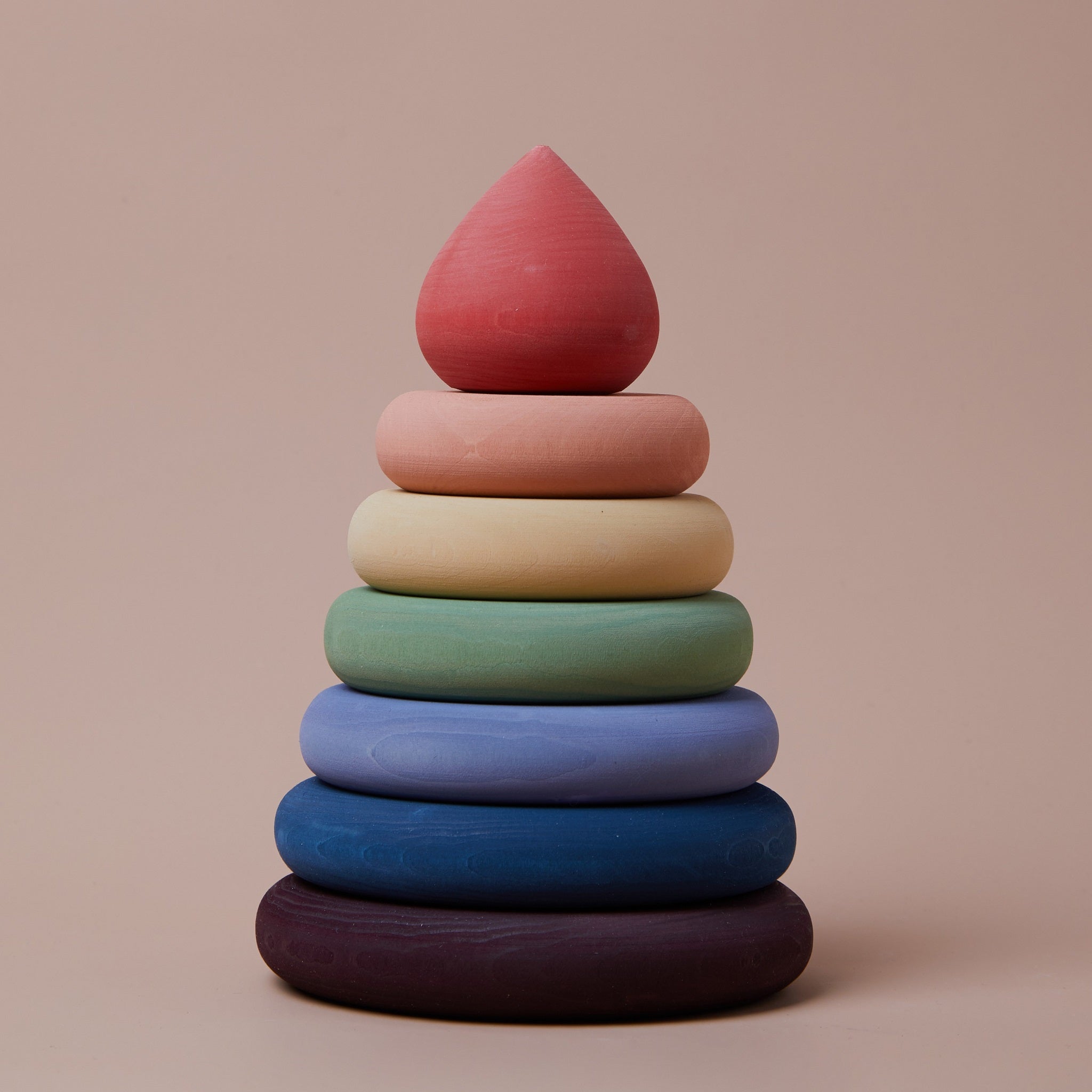 Raduga Grez | Wooden Rainbow Stacking Tower