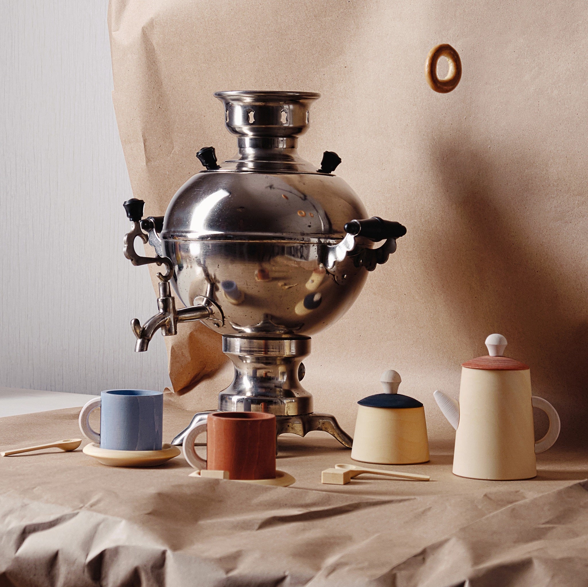 Raduga Grez | Wooden Tea Play Set - Terra and Blue