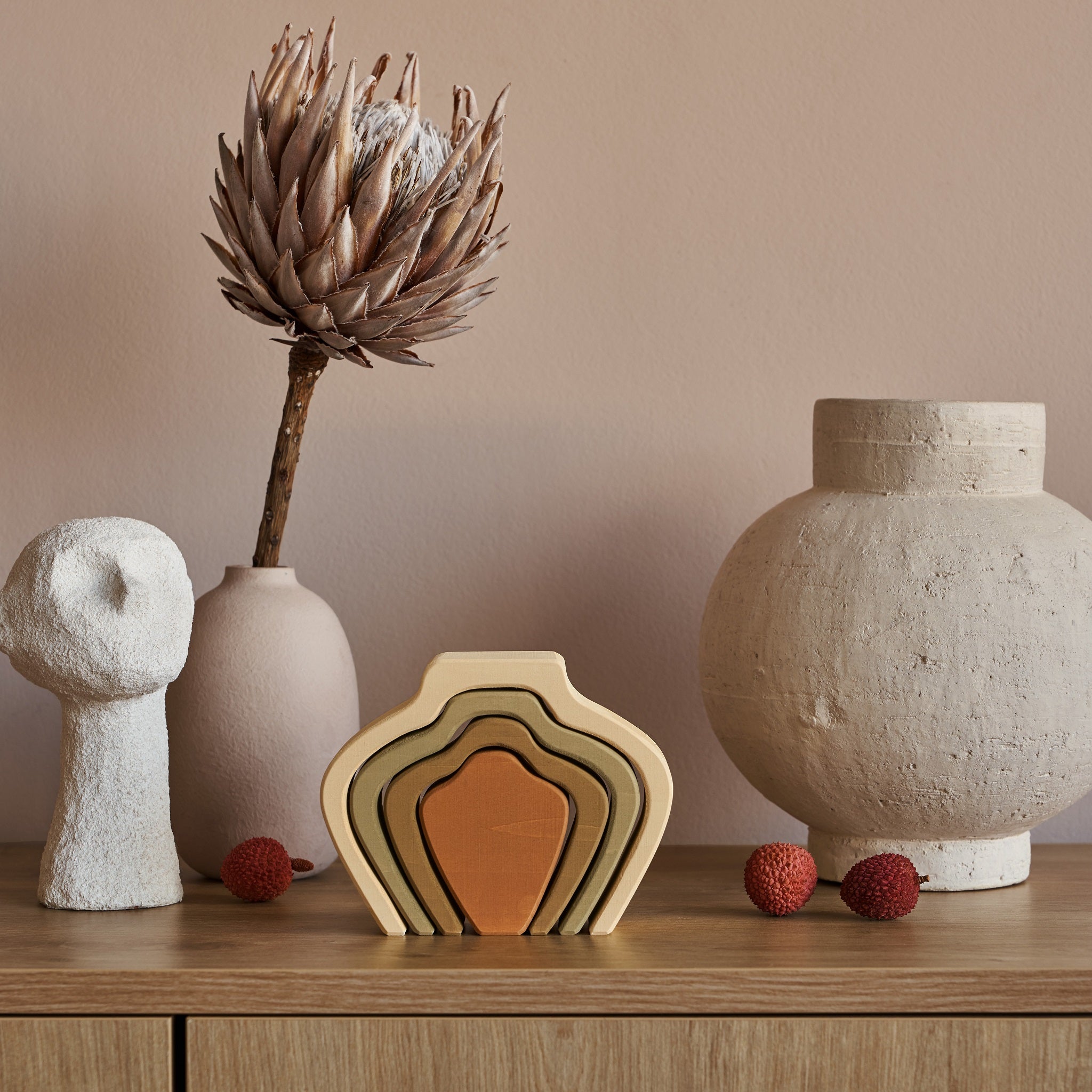 Raduga Grez | Wooden Vase Stacker