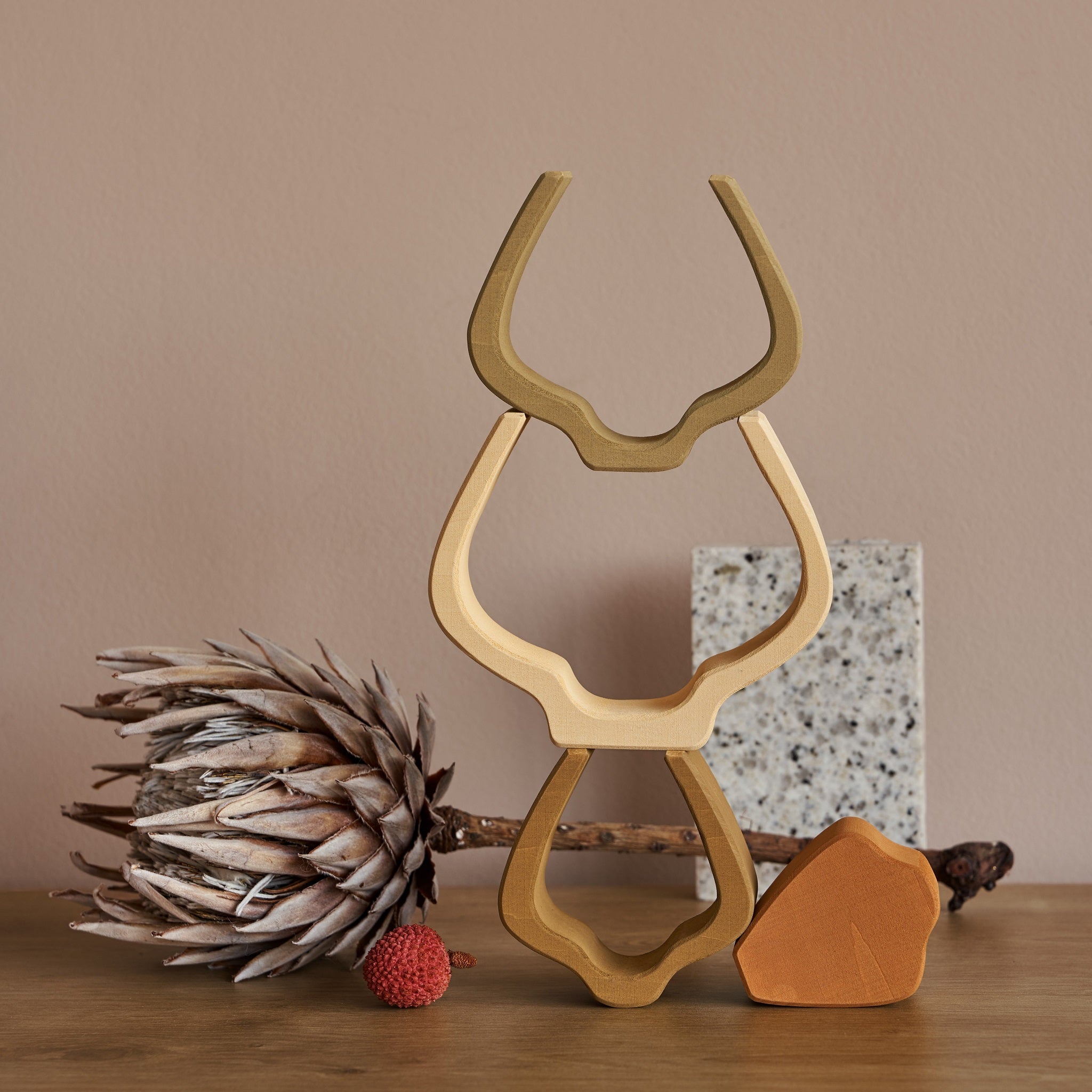 Raduga Grez | Wooden Vase Stacker