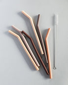 Silicone Straws - Lilac Mix (6 pack)