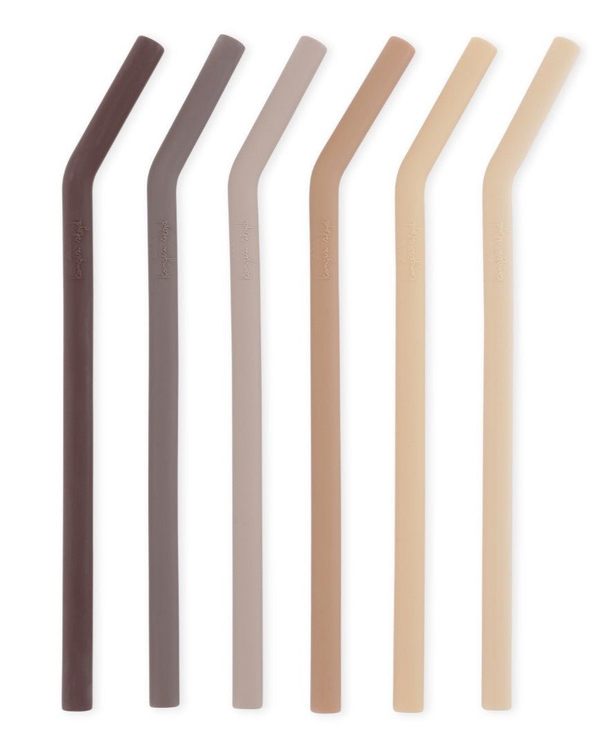 Silicone Straws - Lilac Mix (6 pack)
