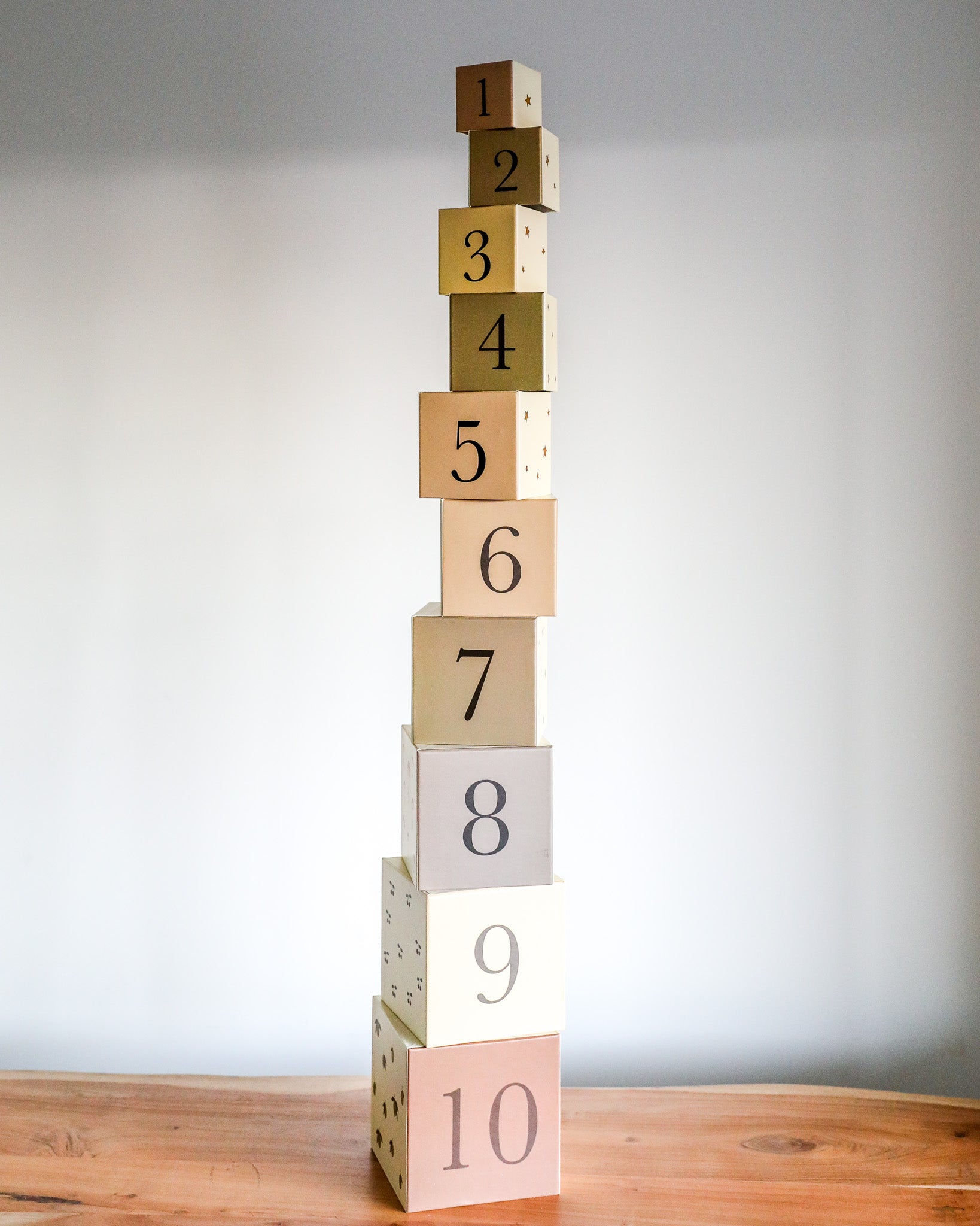 Stacking Counting Boxes