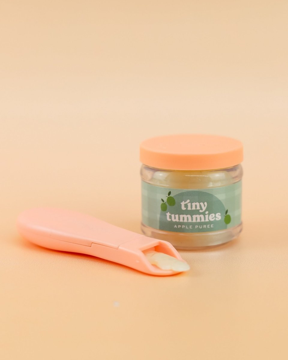 Tiny Harlow apple puree flavored doll food jar expanding role play toys collection