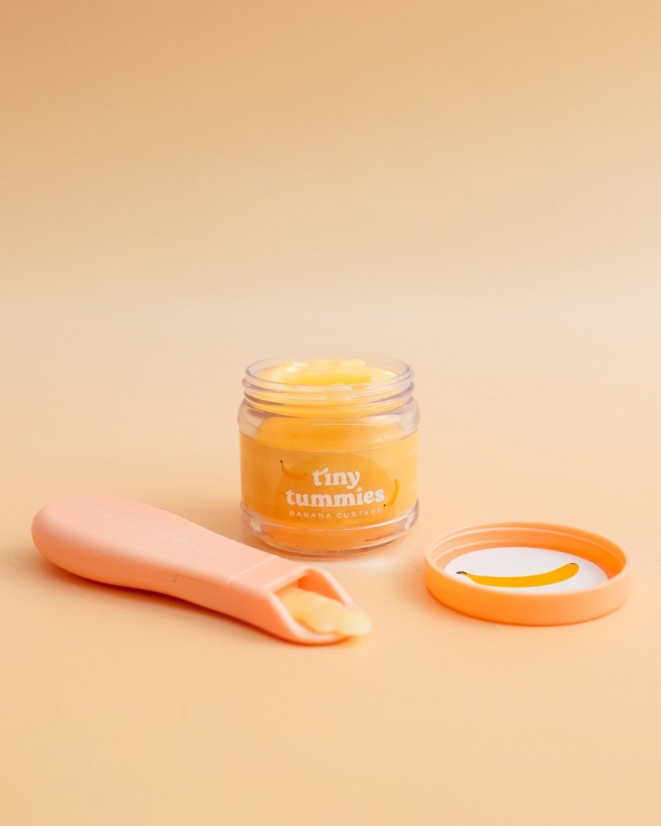 Tiny Harlow banana custard doll food jar for diverse role play toys collection