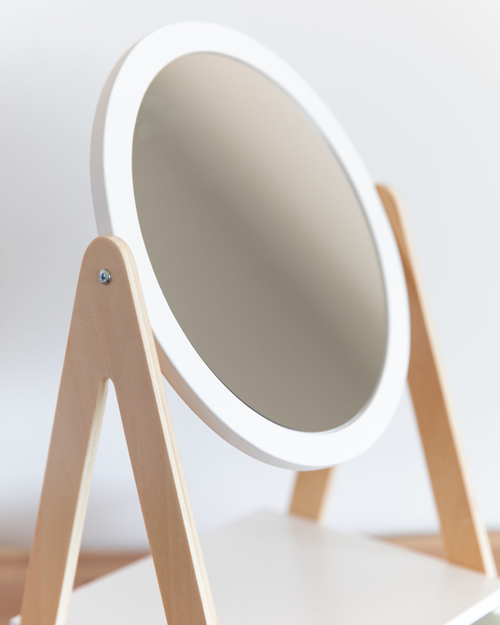 Table Mirror with Drawer