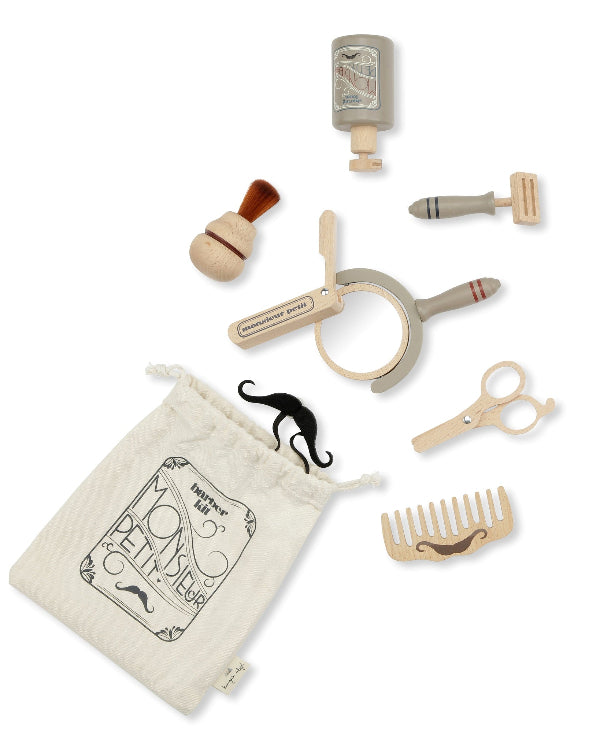 Wooden Barber Play Set