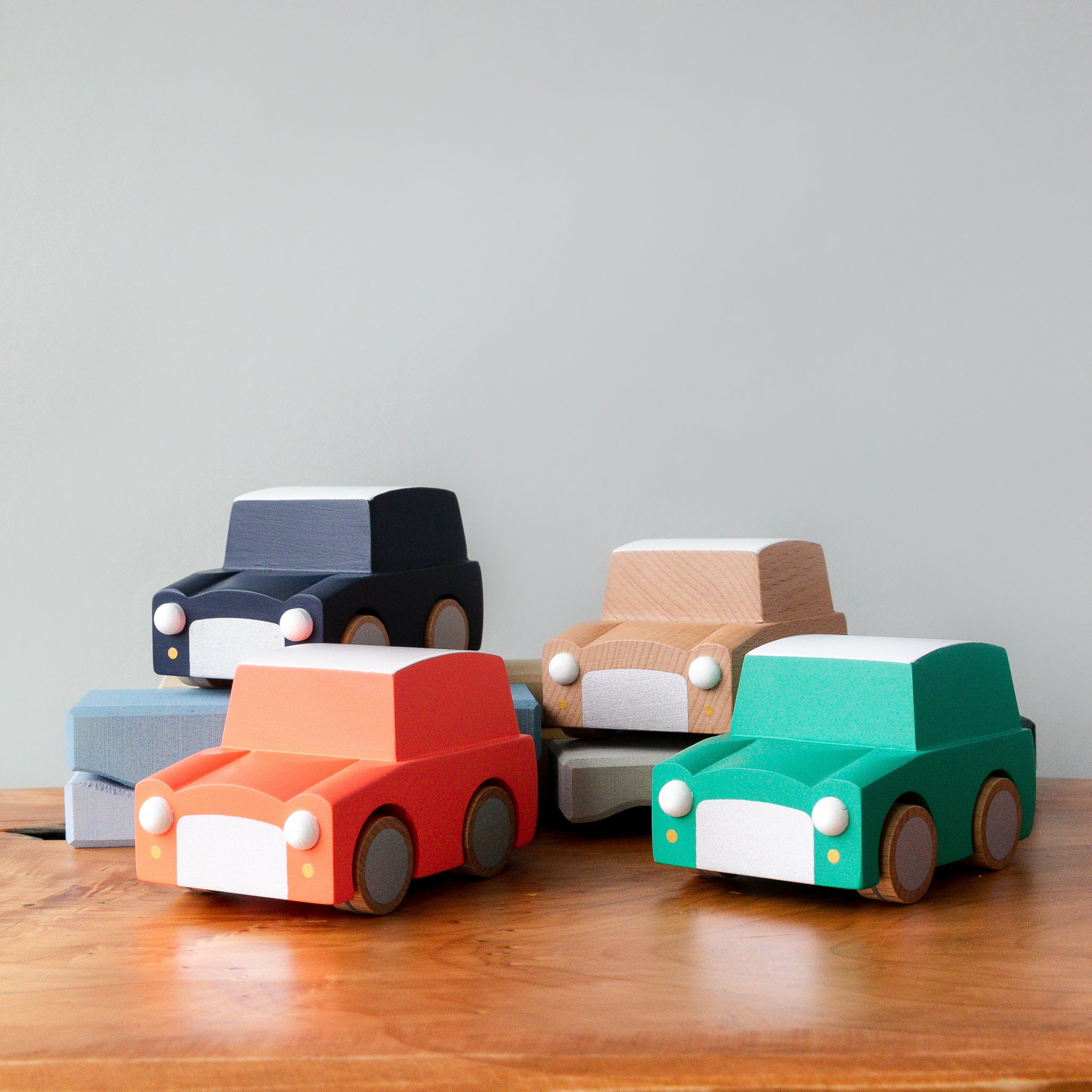 Wooden Classic Wind-up Car by Kiko+ & gg*