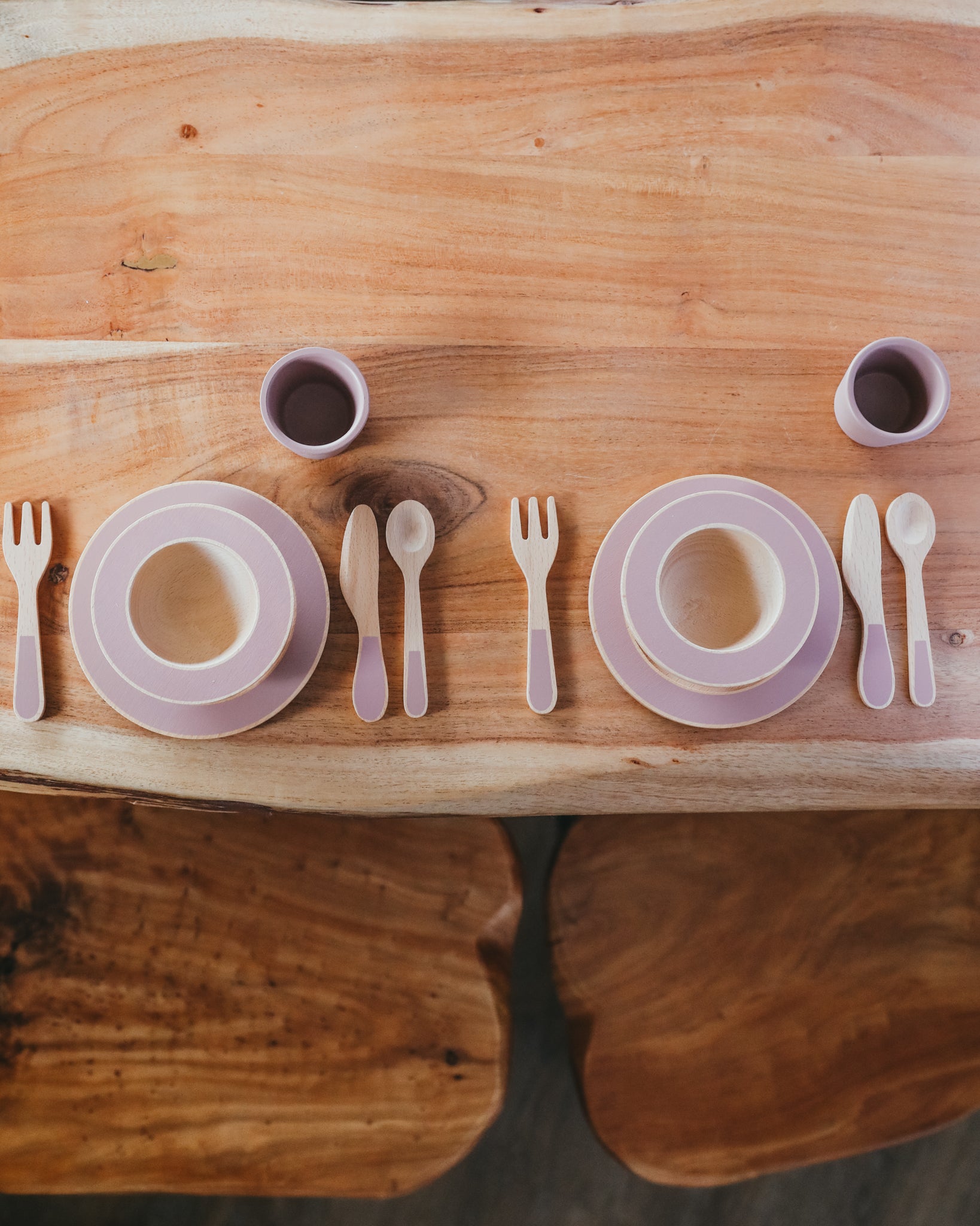 Wooden Dinnerware Play Set