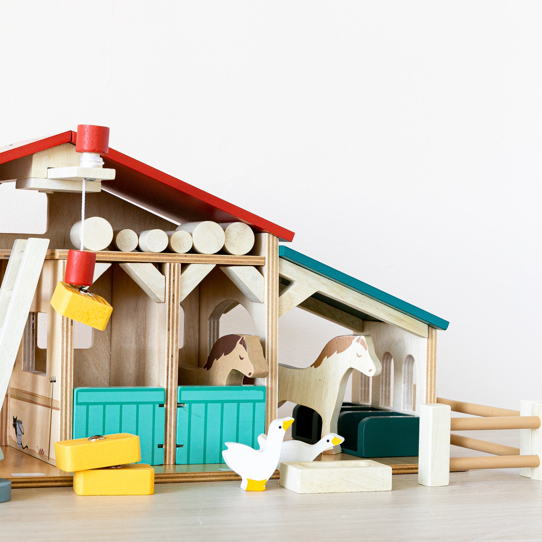 Wooden Farm Play Set by Tender Leaf