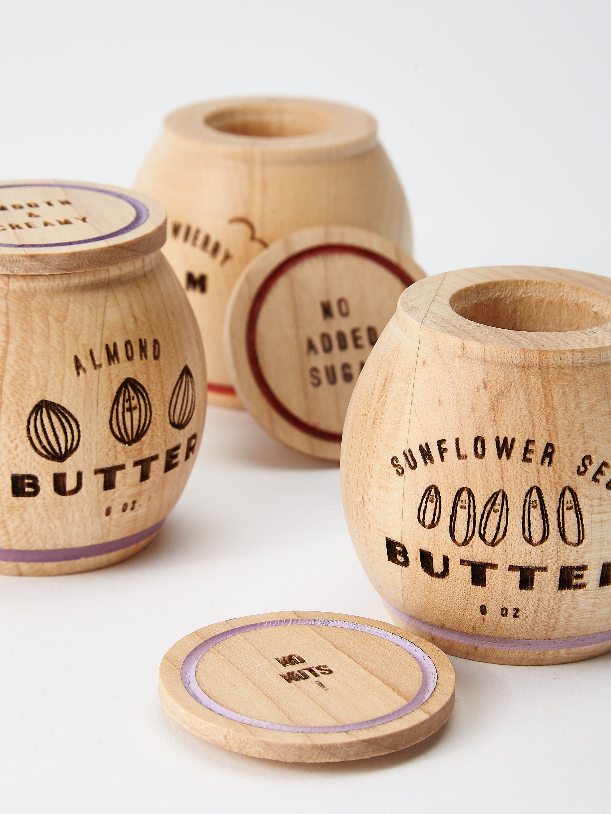 Wooden Jam & Nut Butter Play Food Set 2