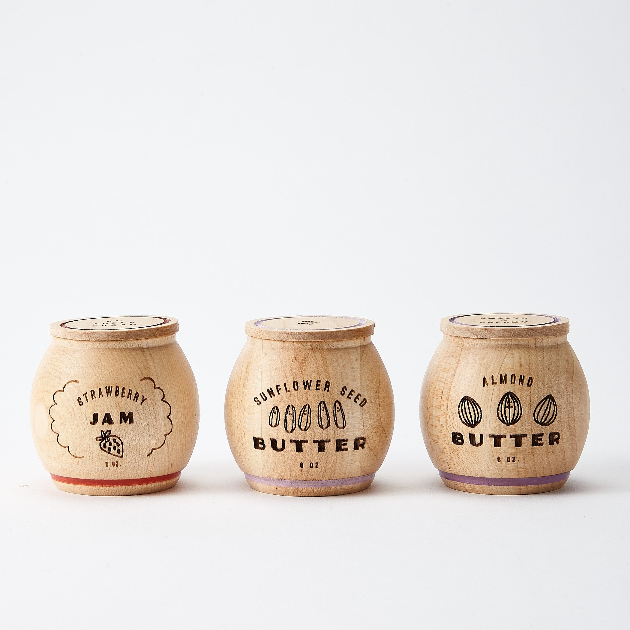 Wooden Jam & Nut Butter Play Food Set 1