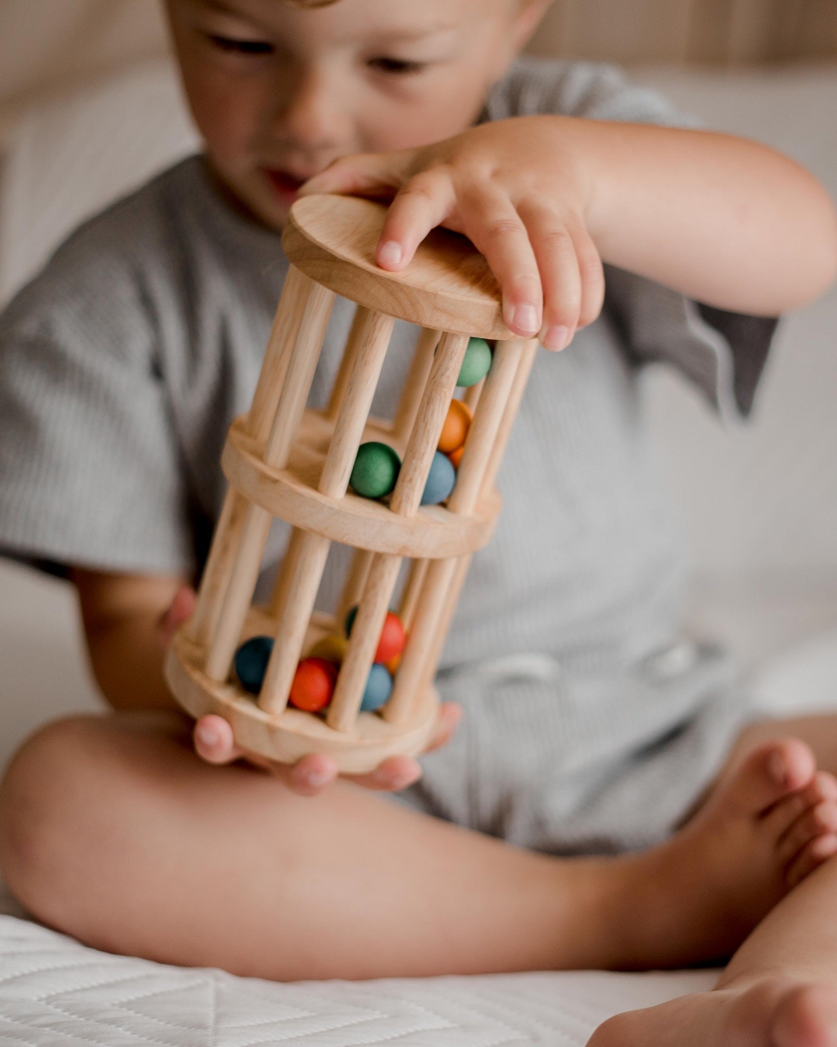 Wooden MINI Rainmaker Toy