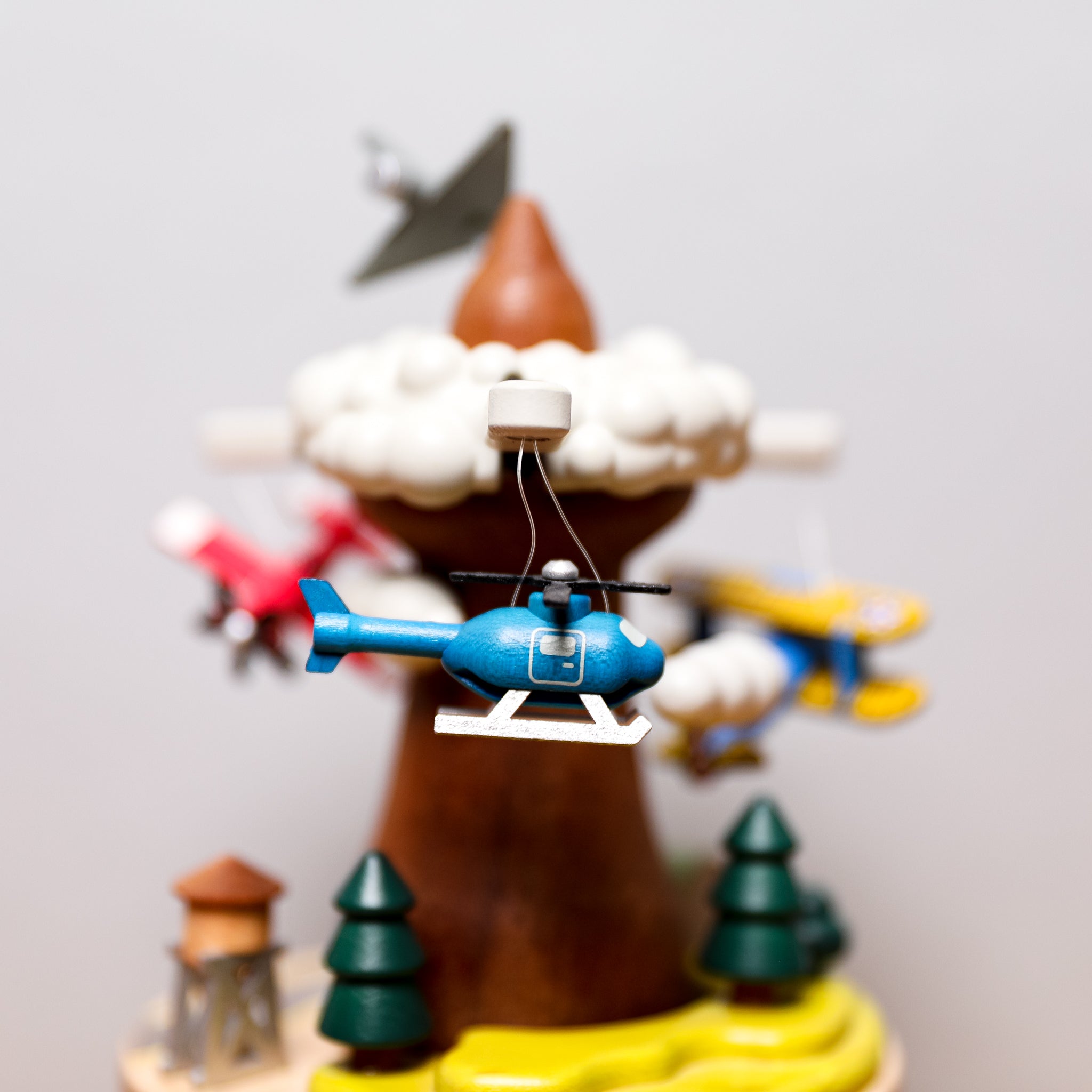 Wooden Music Box - Airplane