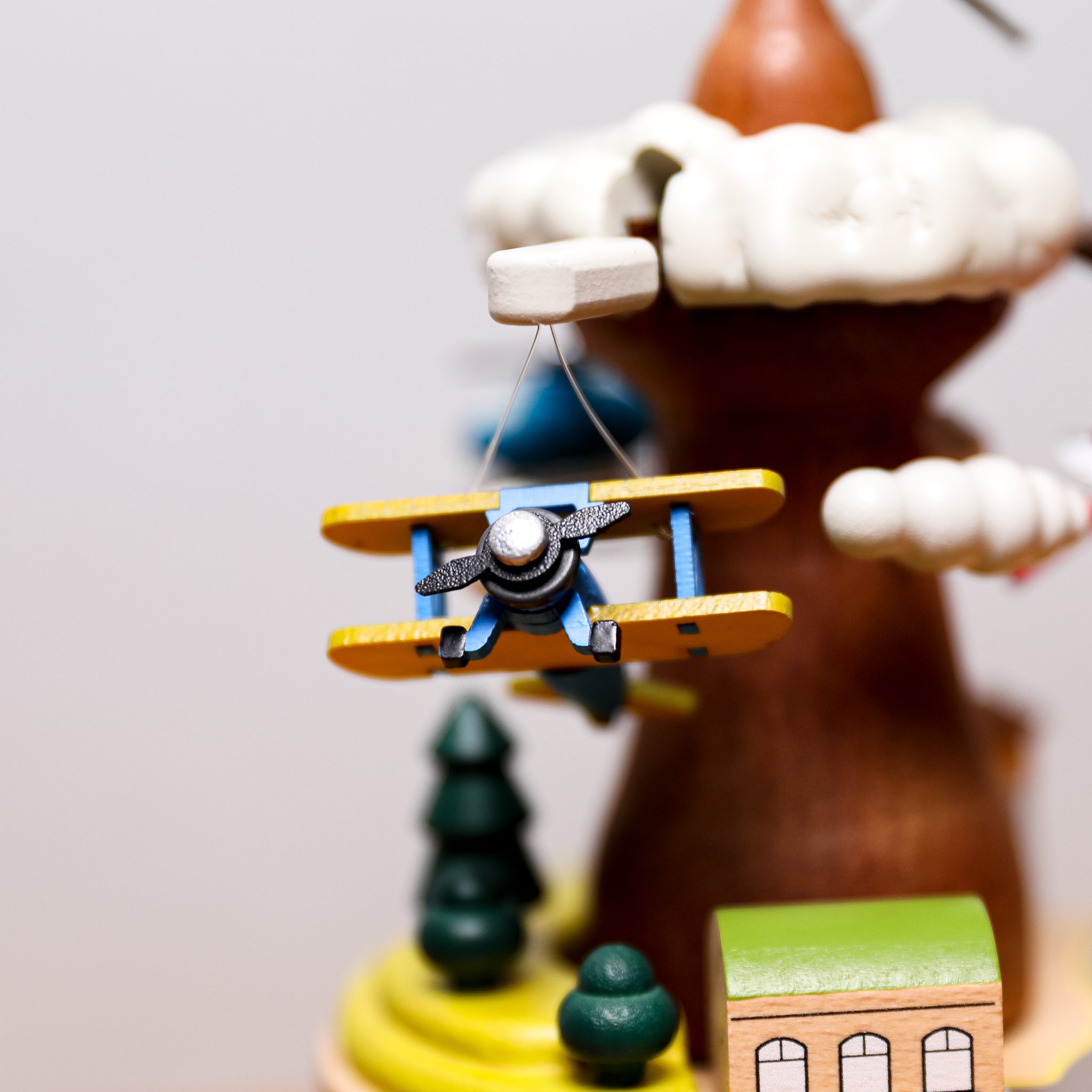 Wooden Music Box - Airplane
