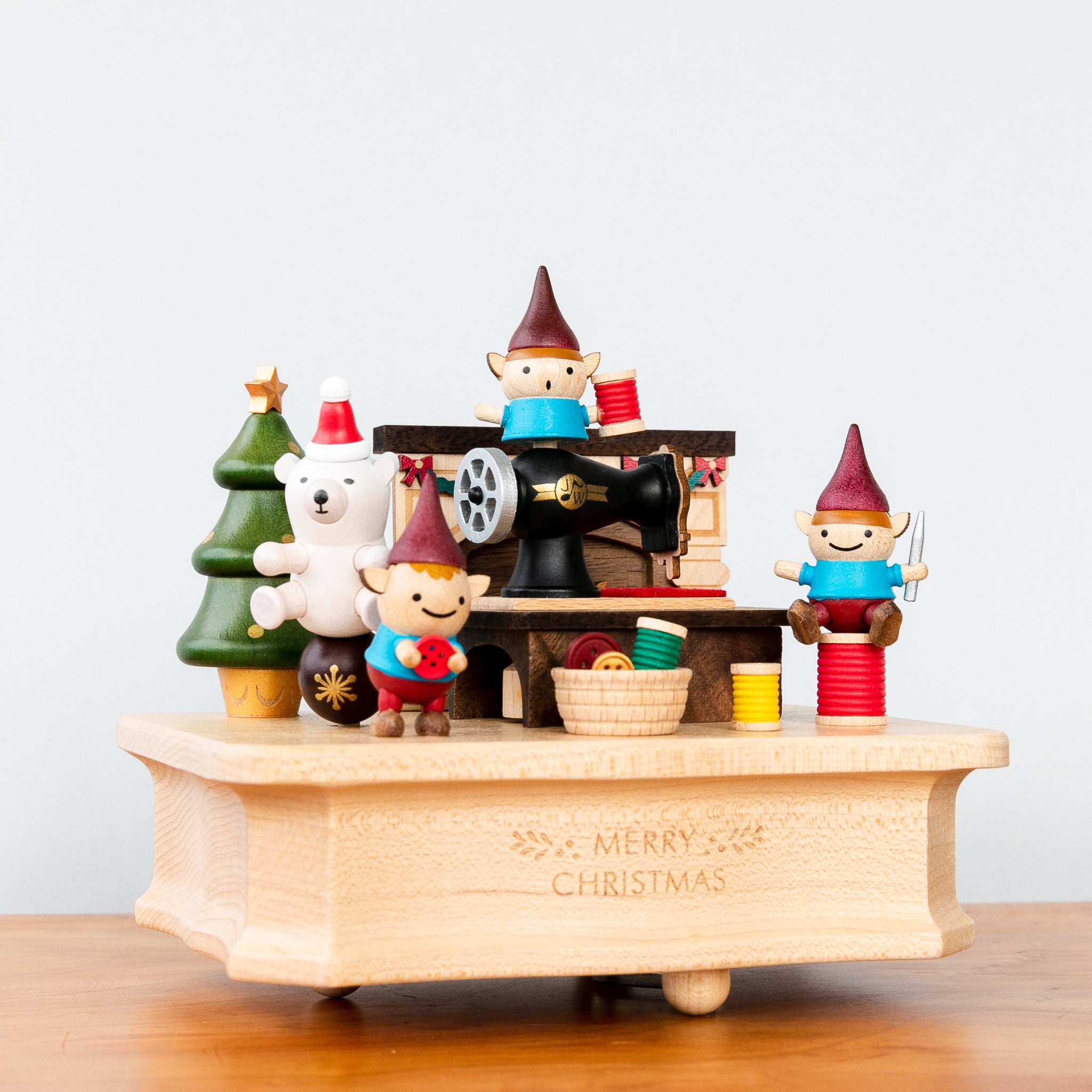Wooden Music Box - Elf Dream Factory