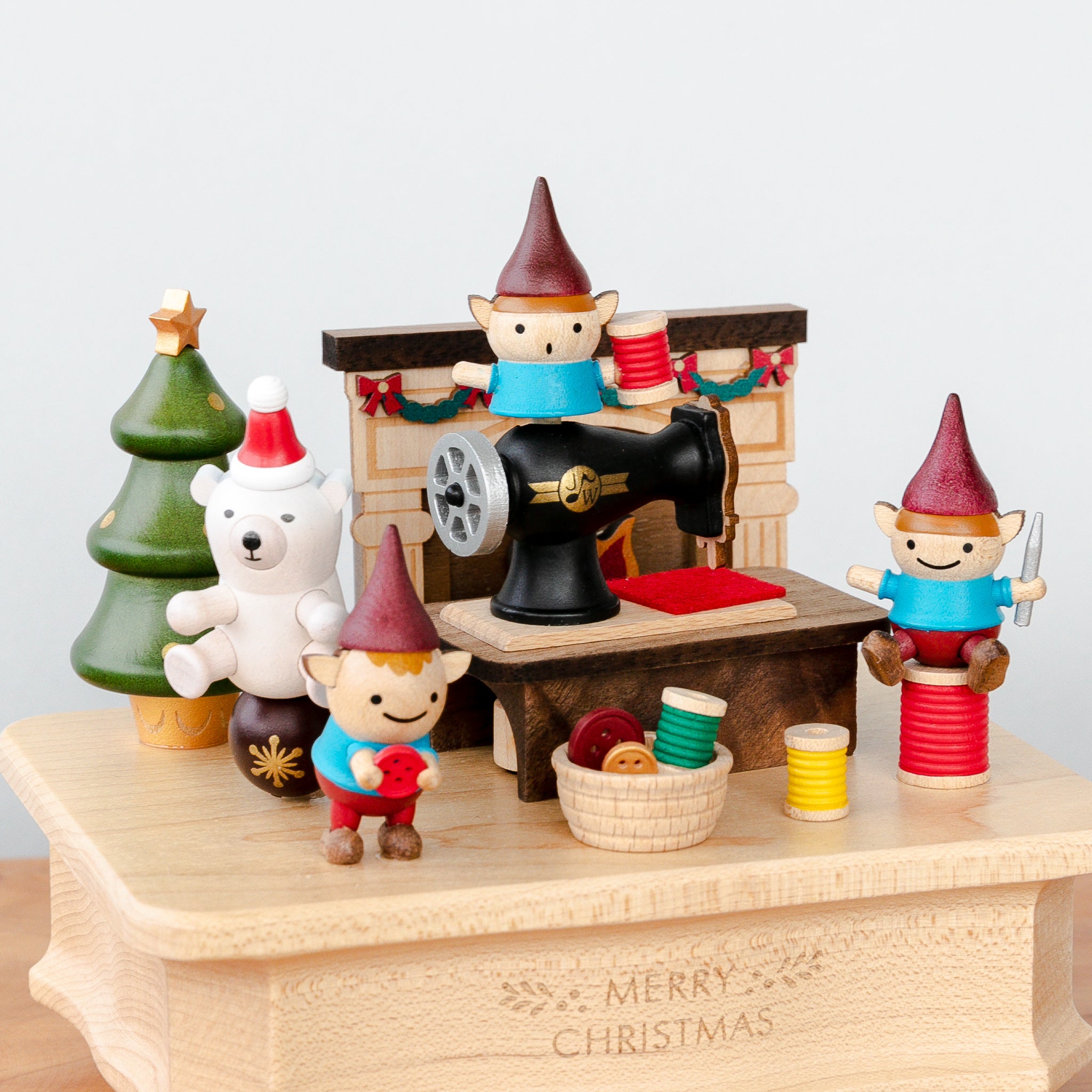 Wooden Music Box - Elf Dream Factory