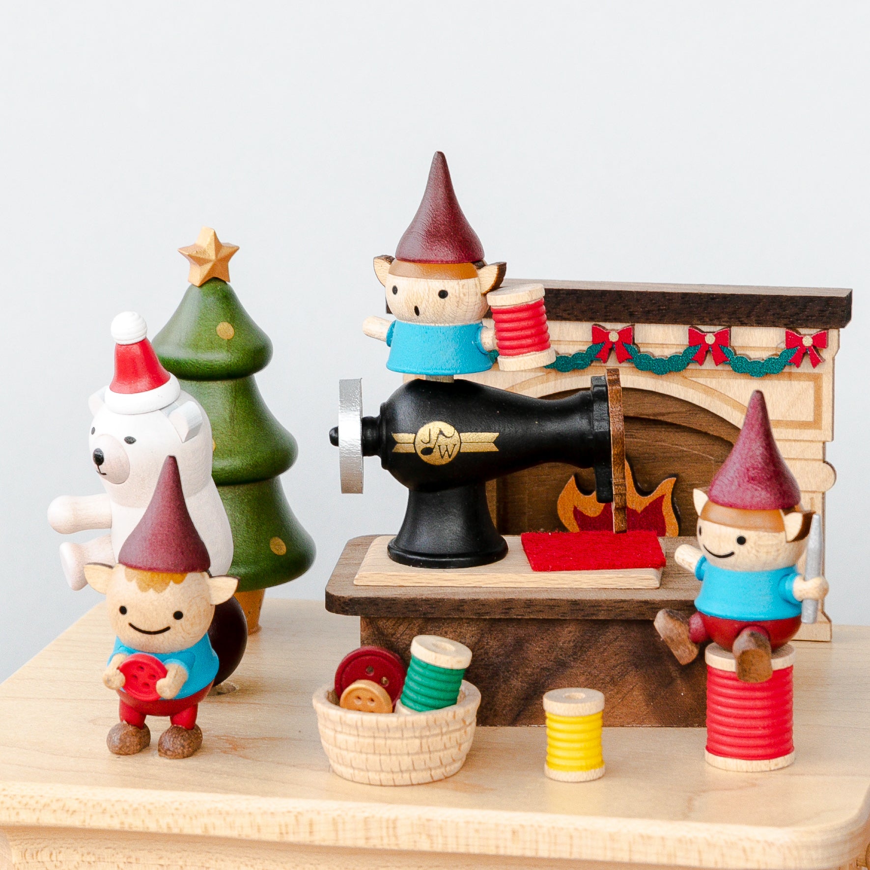 Wooden Music Box - Elf Dream Factory