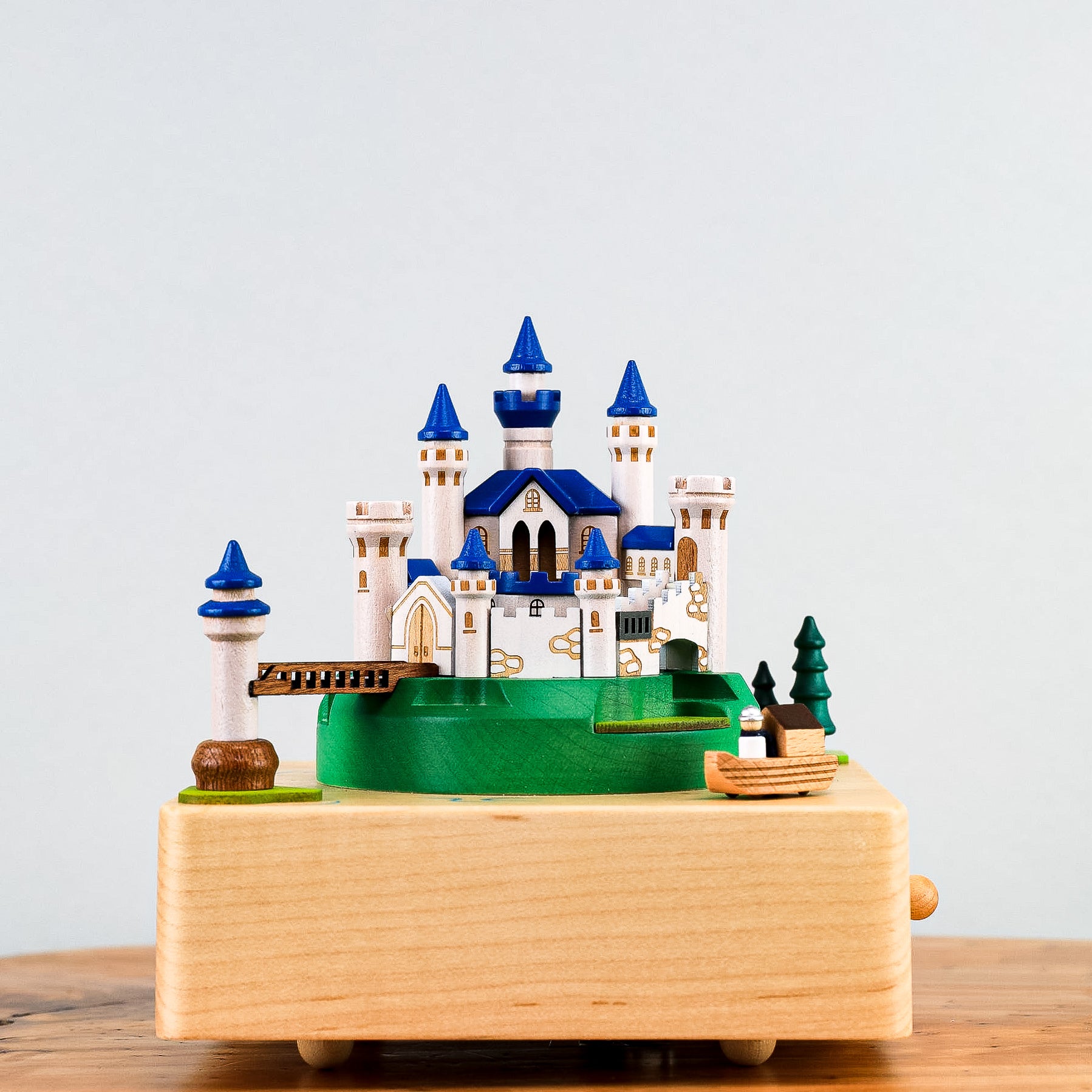 Wooden Music Box - Forest Castle