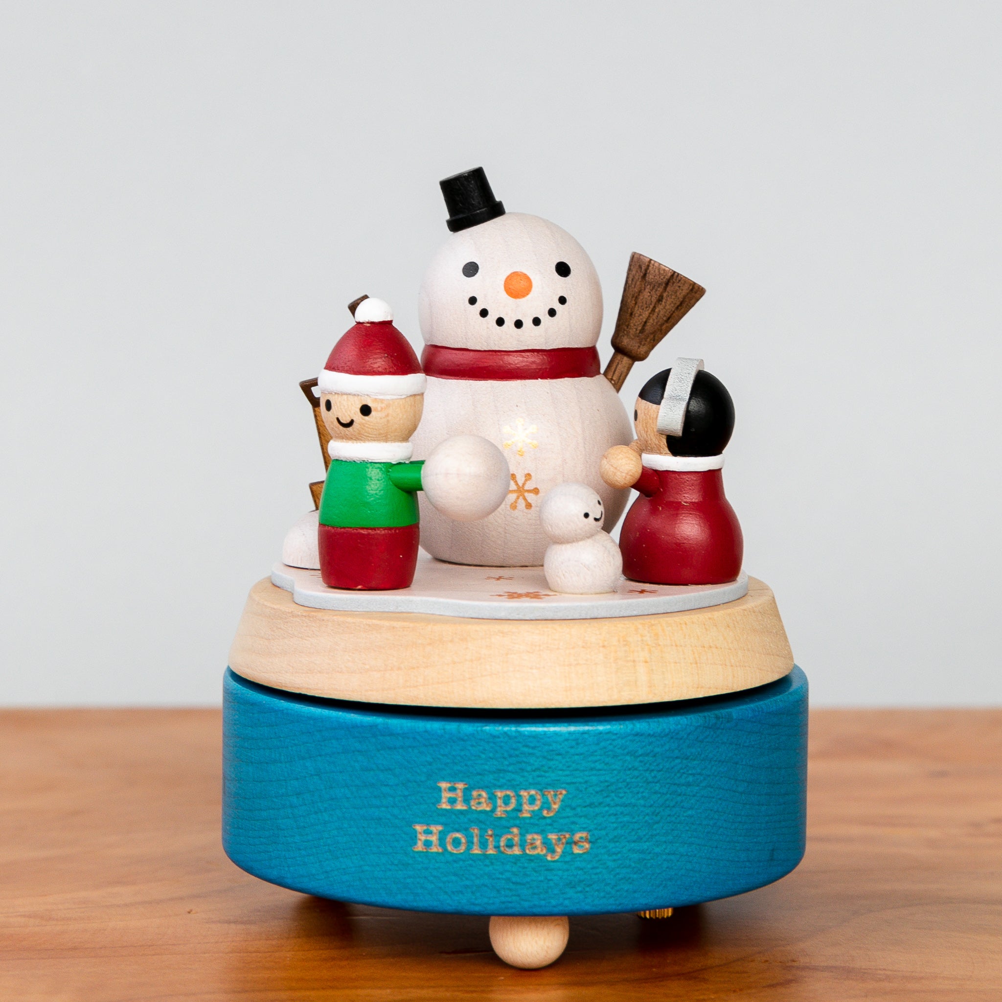 Wooden Music Box - Frosty the Snowman