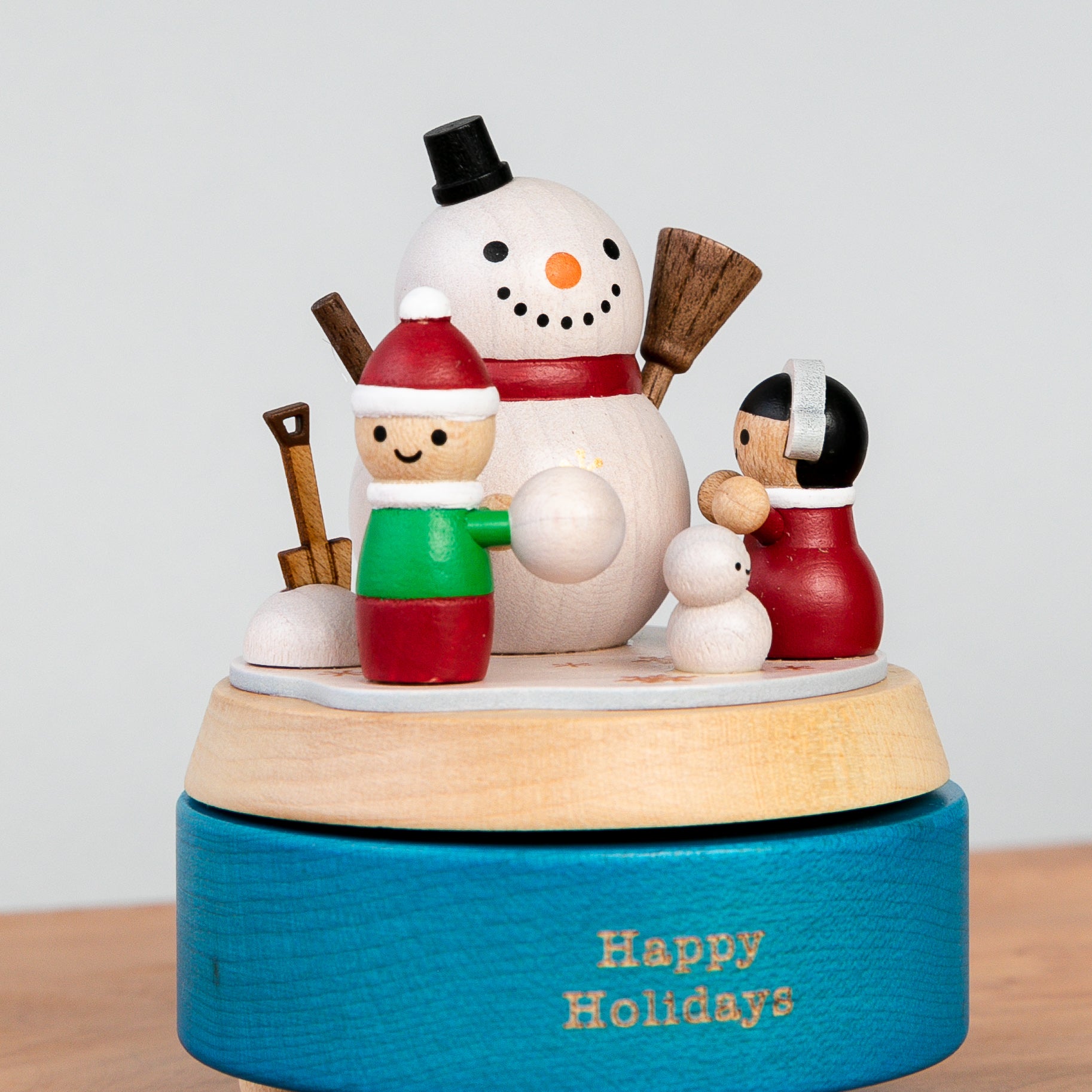 Wooden Music Box - Frosty the Snowman