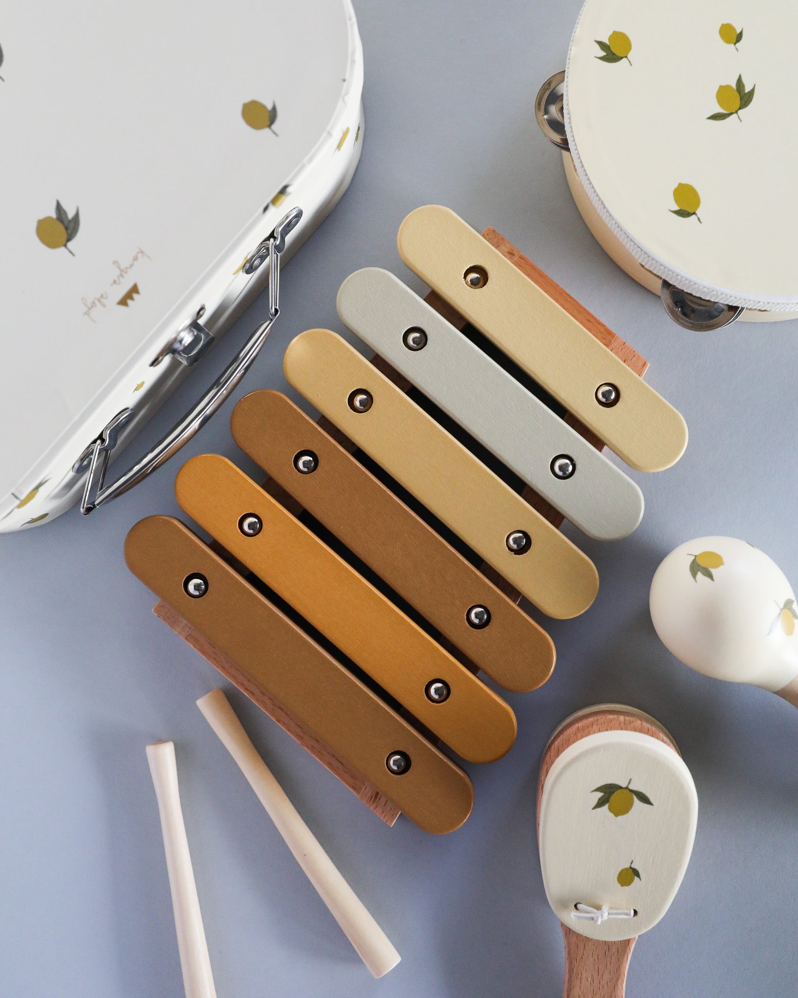 Wooden Music Play Set - Lemon