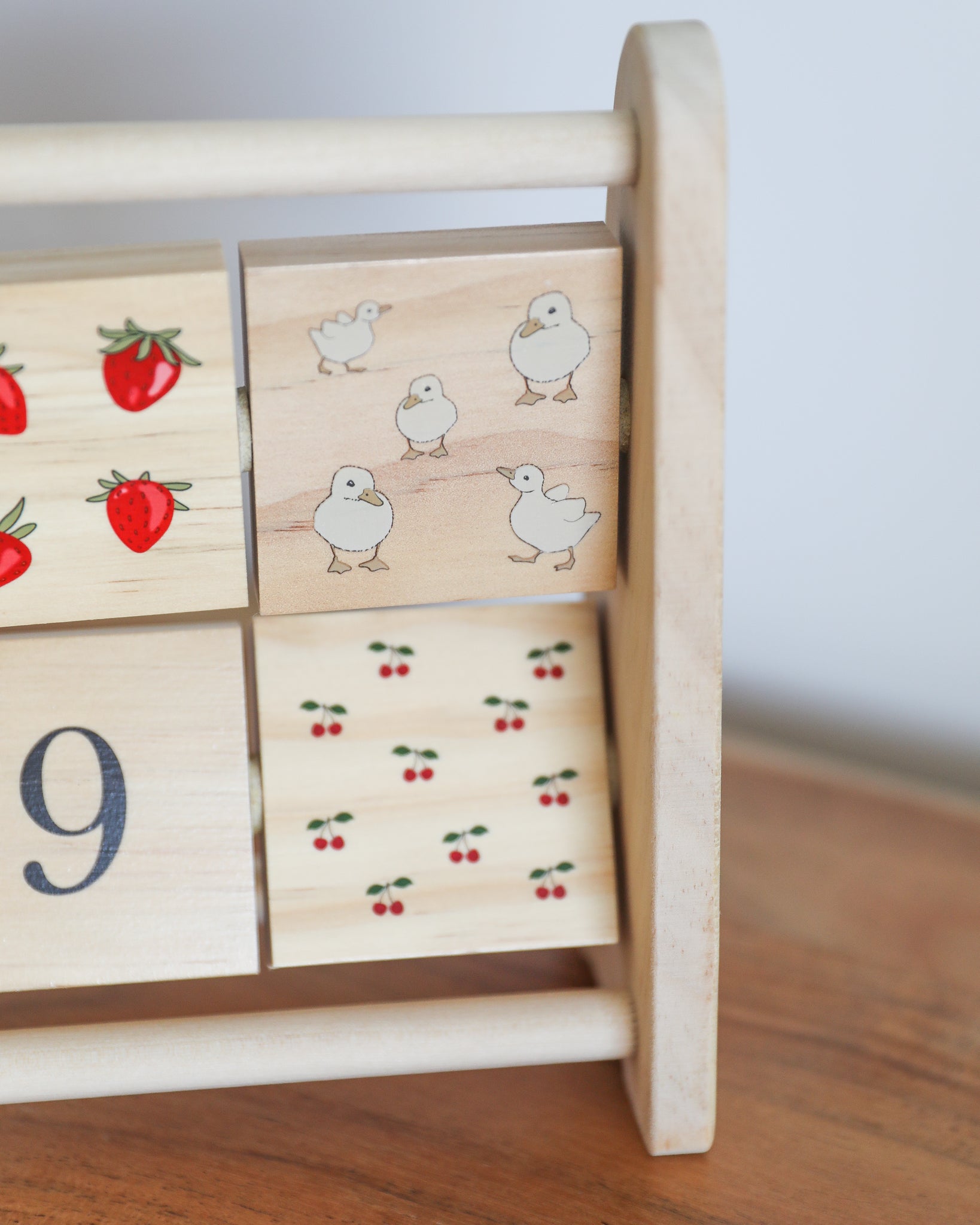 Wooden Counting Numbers Frame