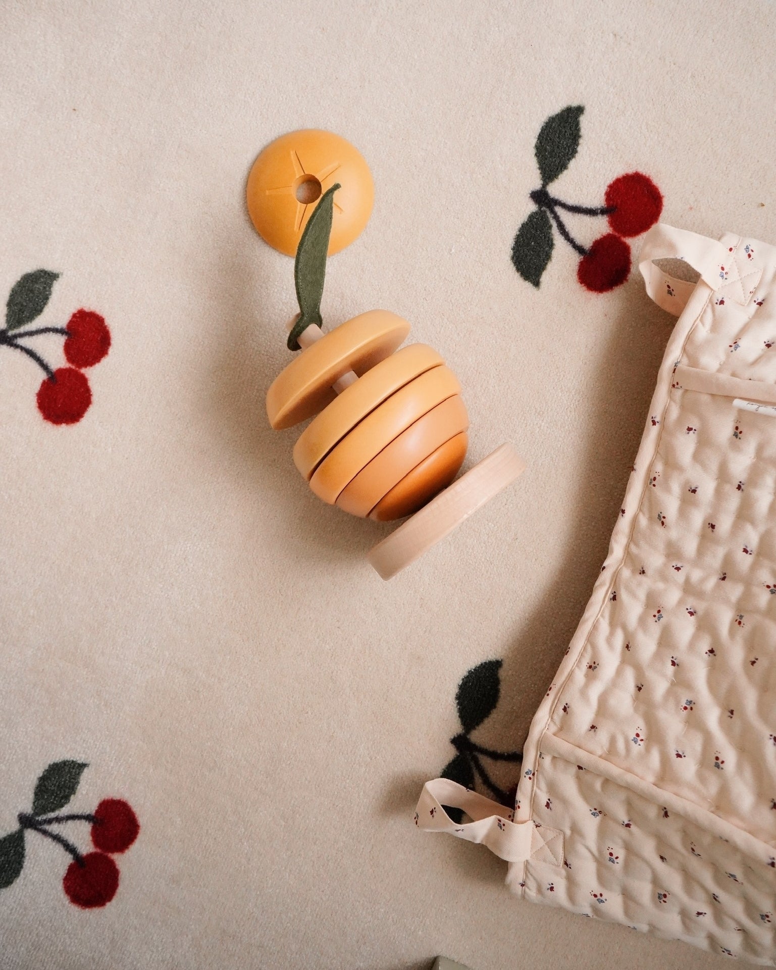 Wooden Orange Stacker