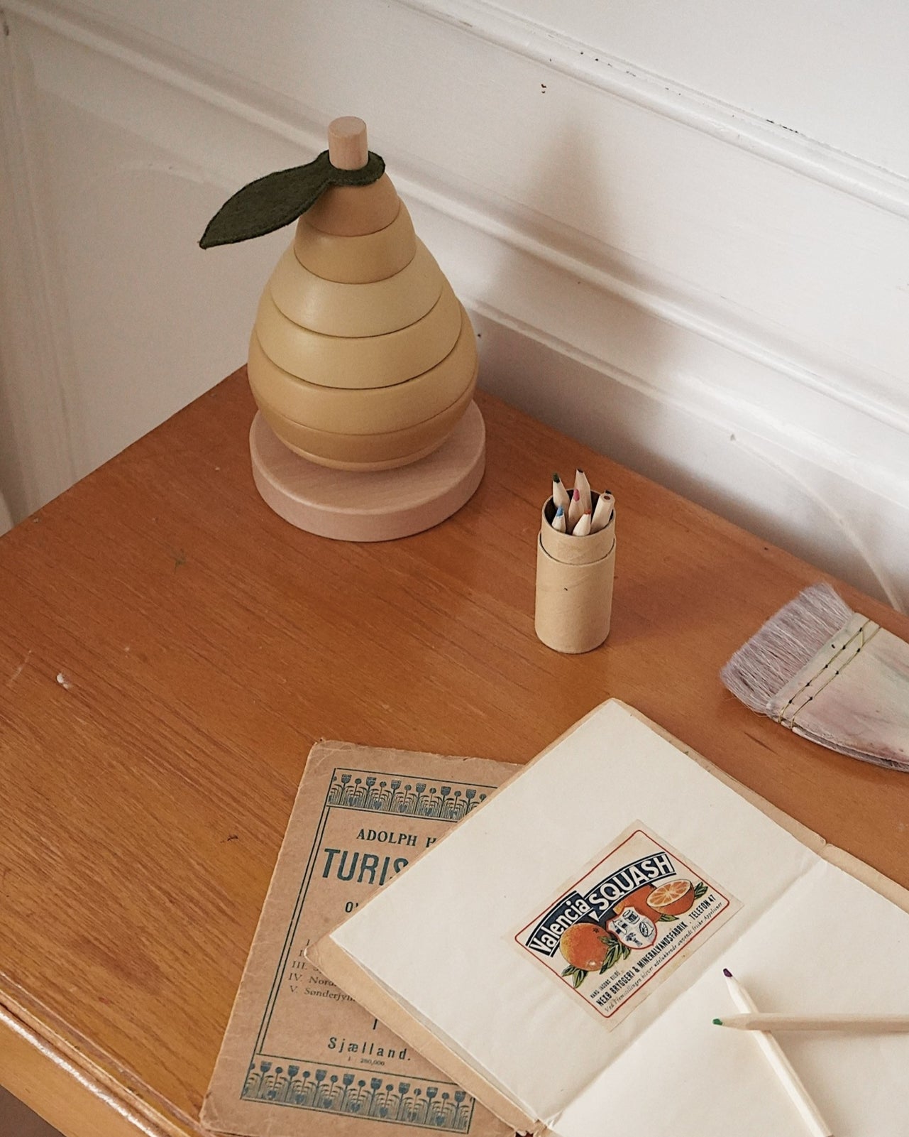 Wooden Pear Stacker