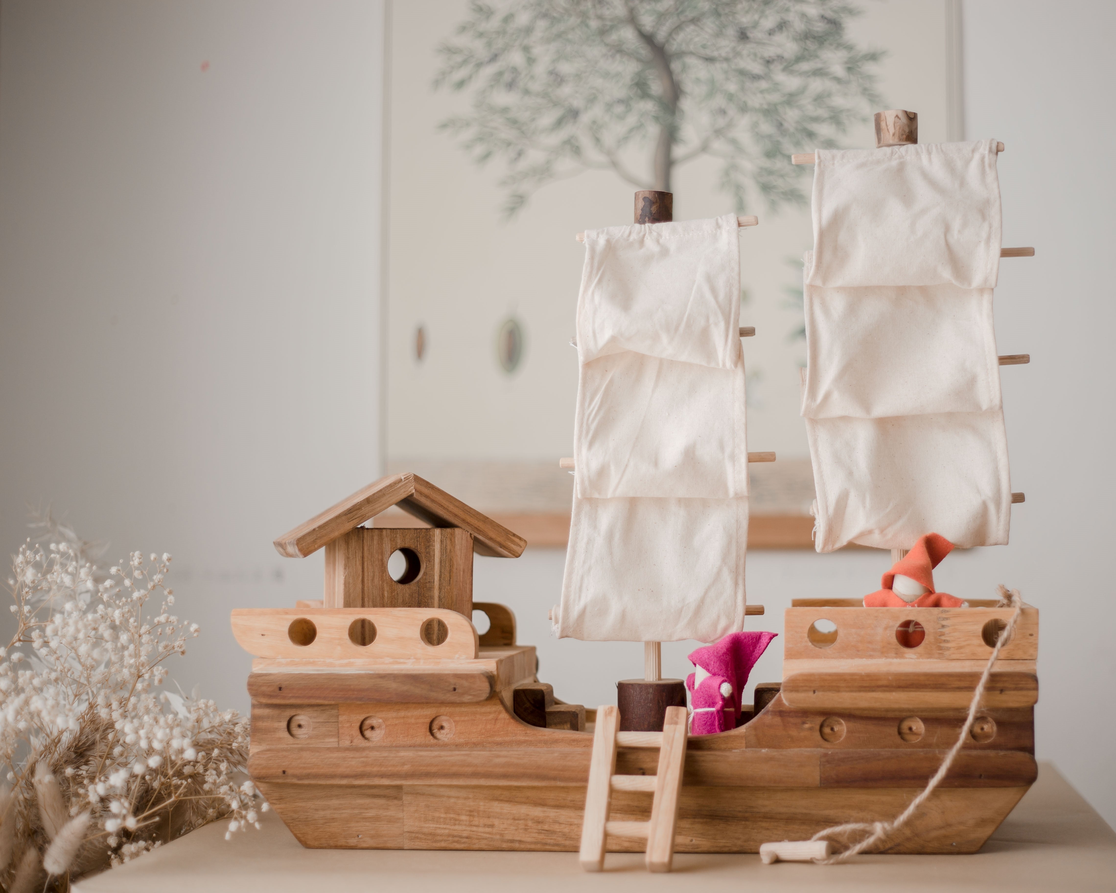 Wooden Pirate Ship