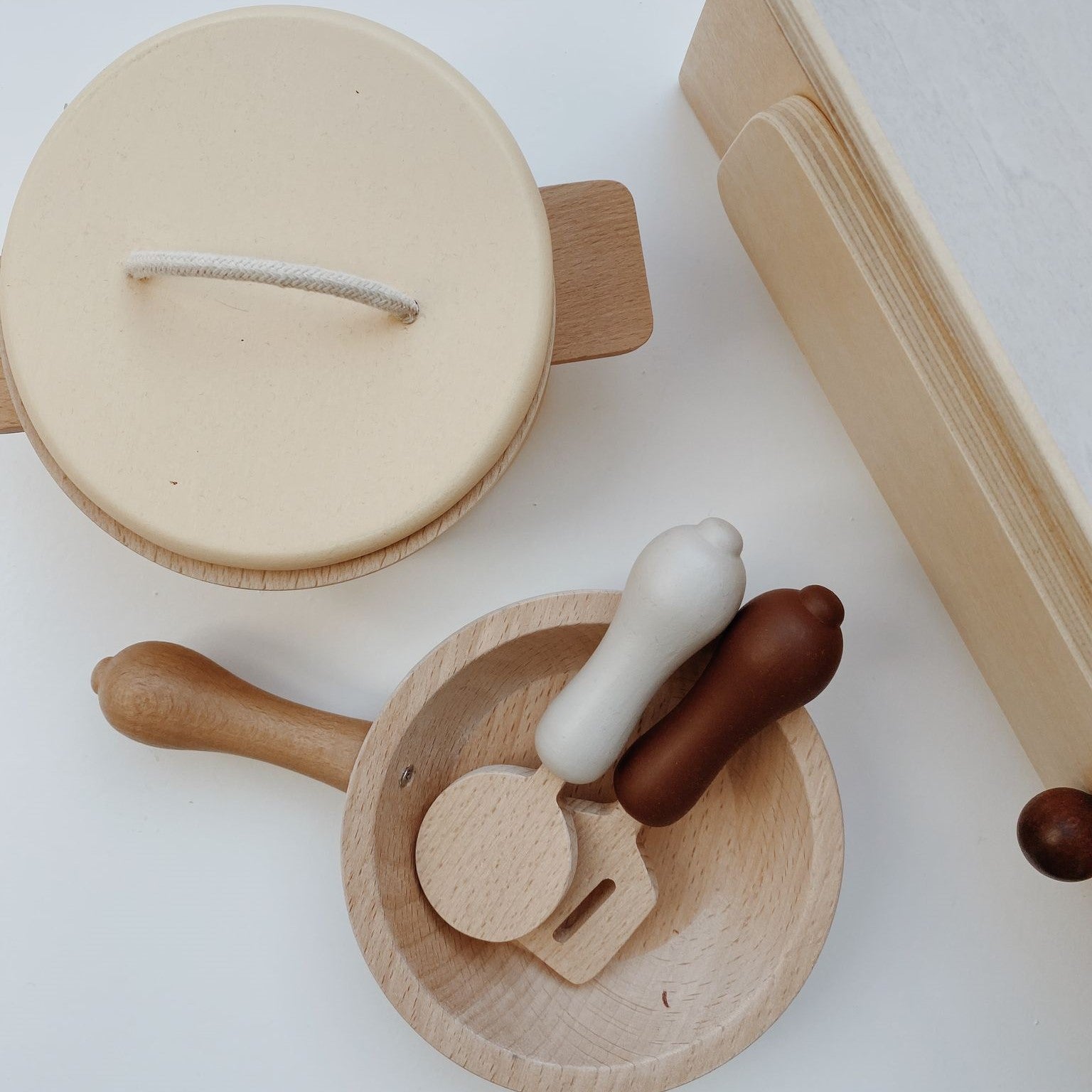 Wooden Pot and Pan Play Set