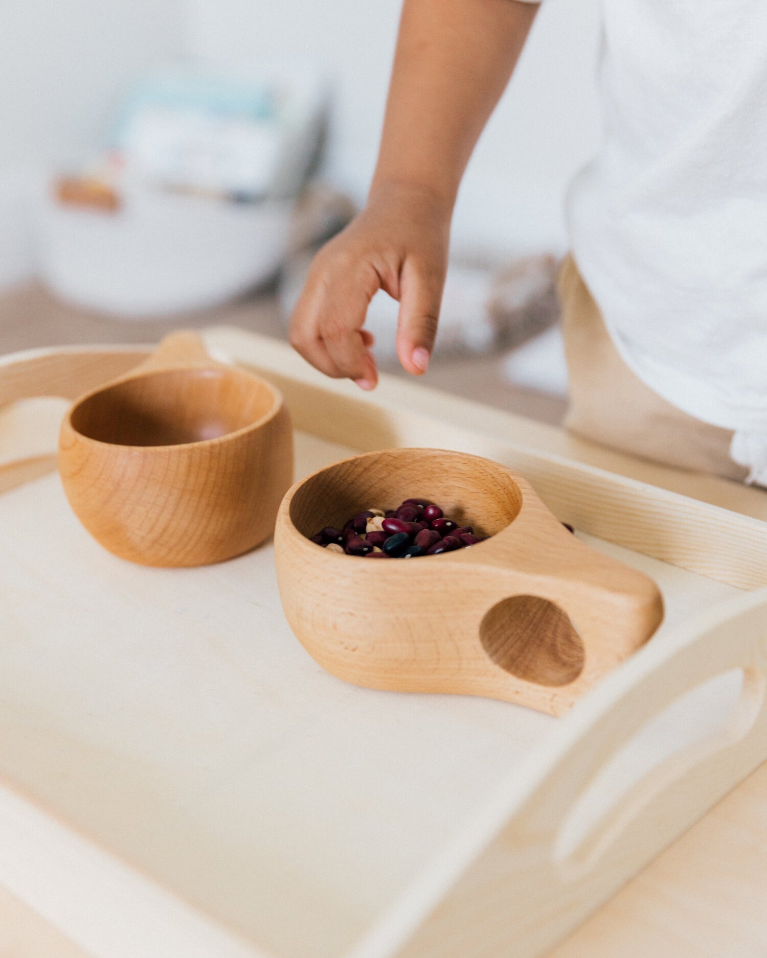 Wooden Pouring Cup