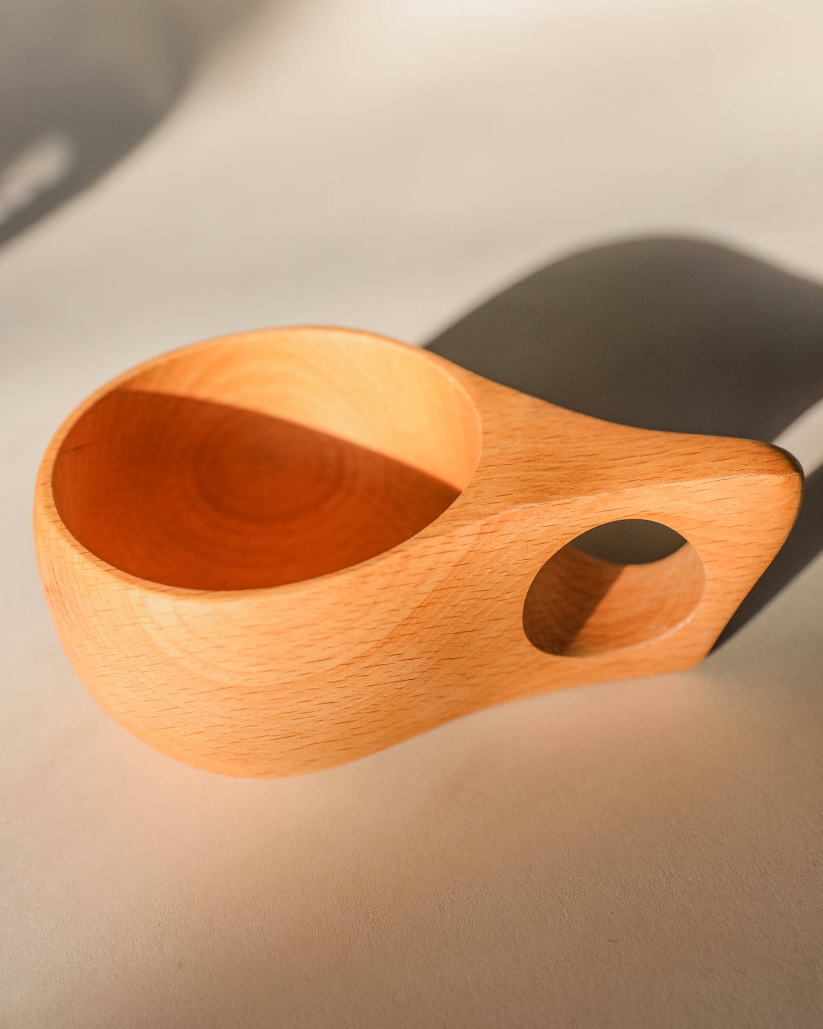 Wooden Pouring Cup