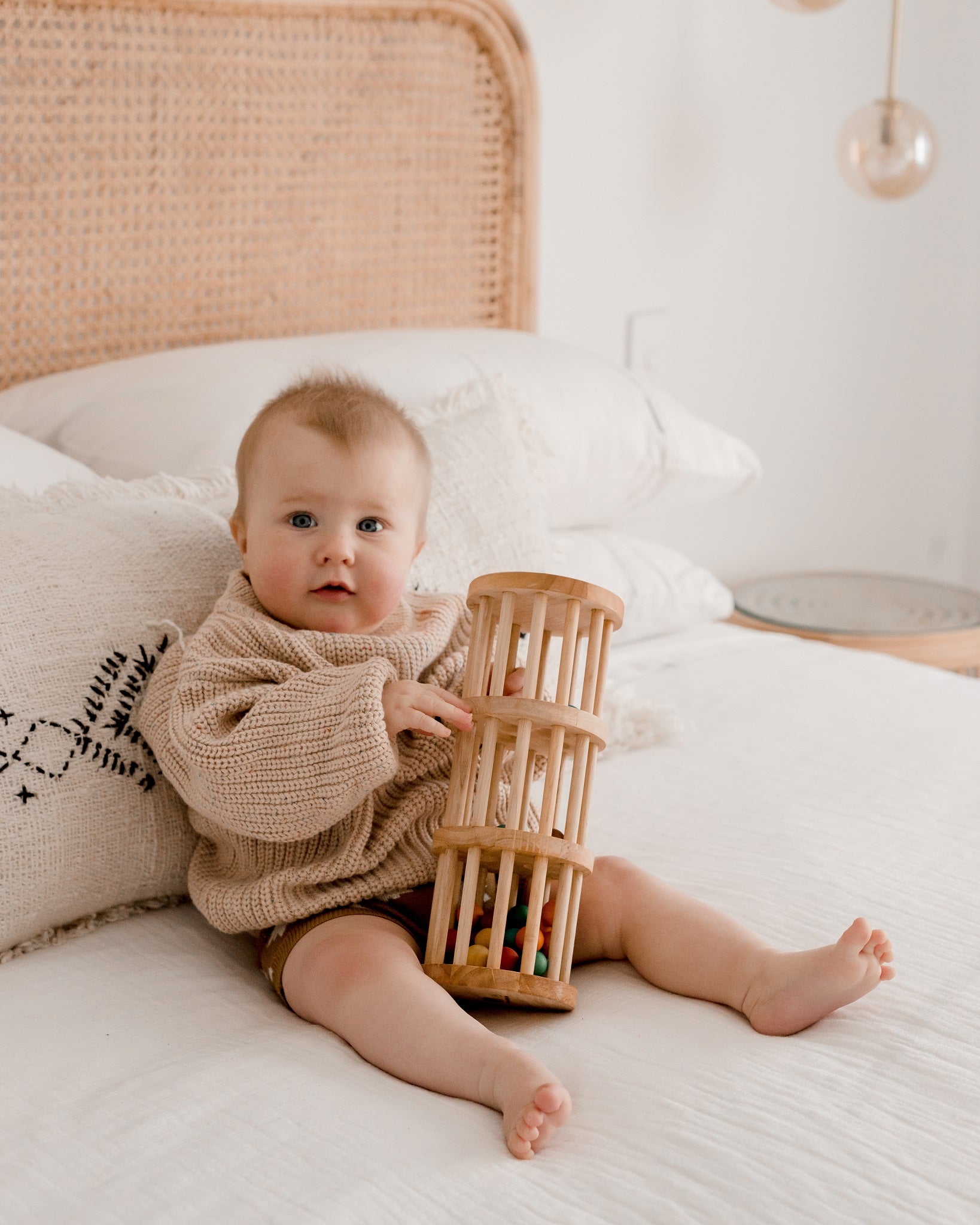 Wooden Rainmaker Toy