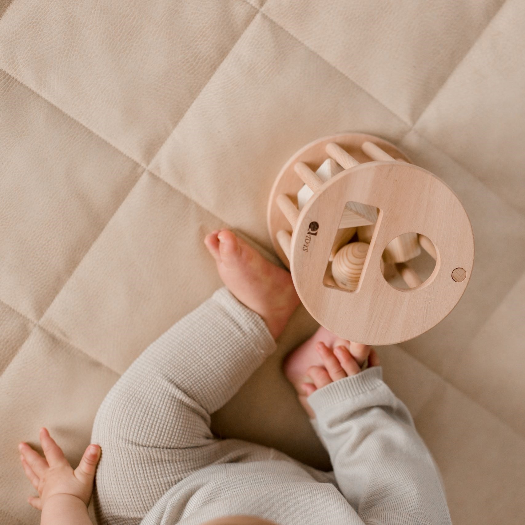 Wooden Rolling Shape Sorter