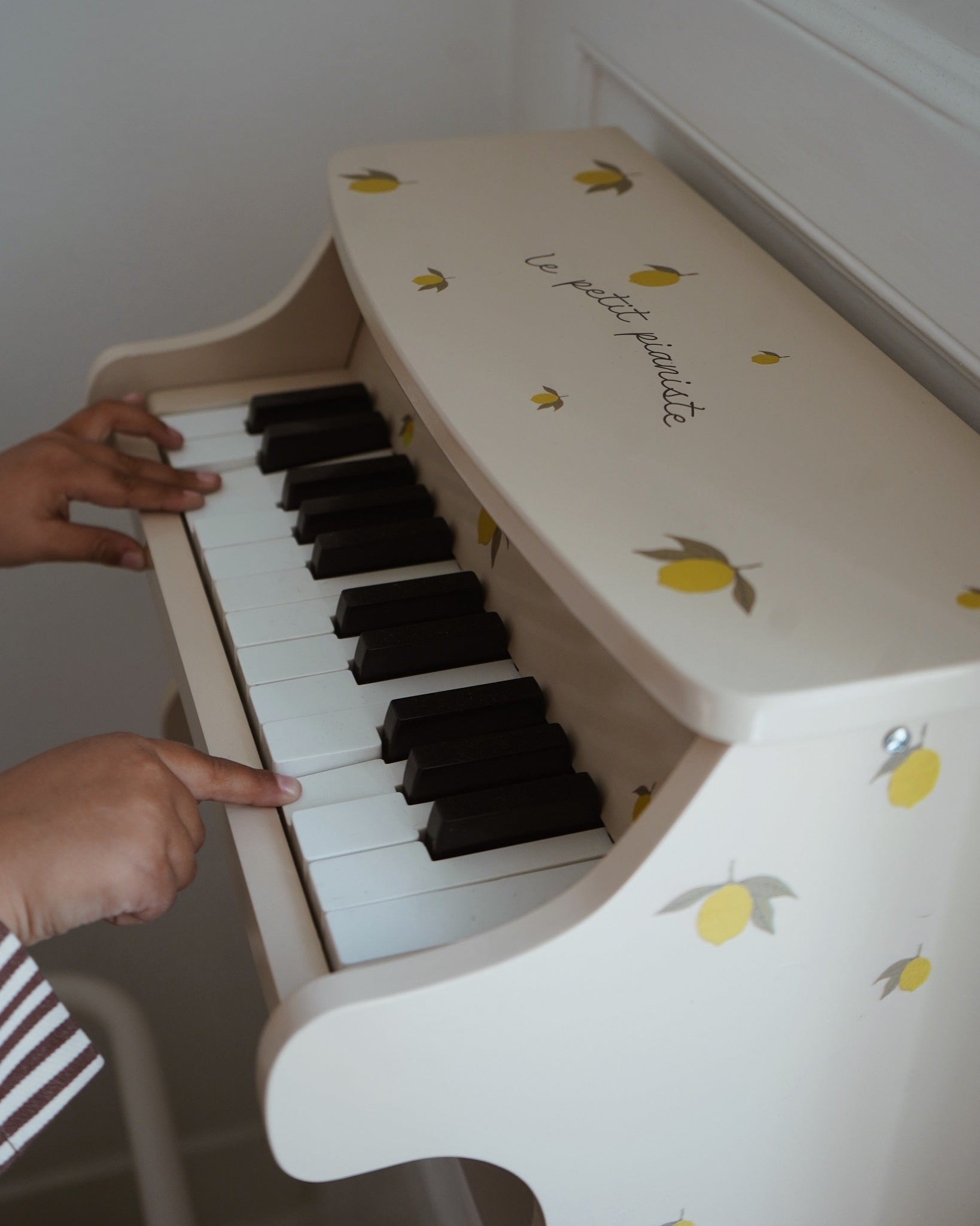 Wooden Toy Piano - Lemon