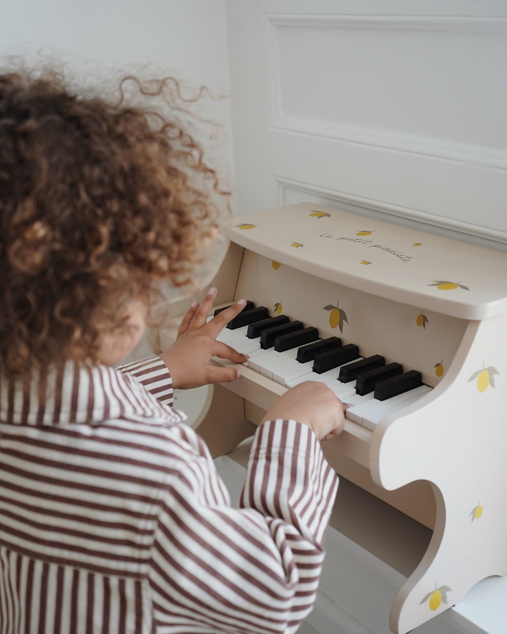 Wooden Toy Piano - Lemon