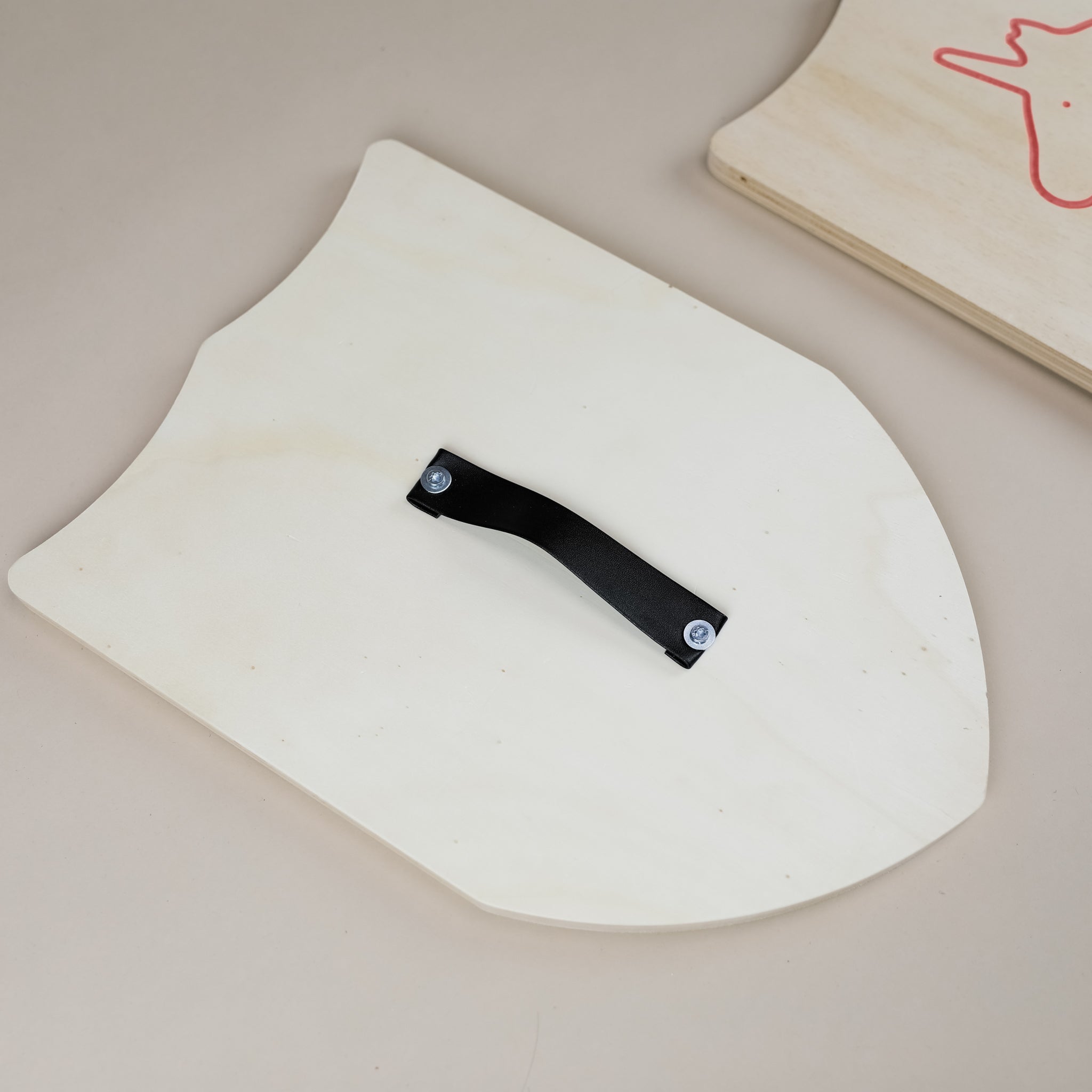 Wooden Toy Sword & Shield - Pink