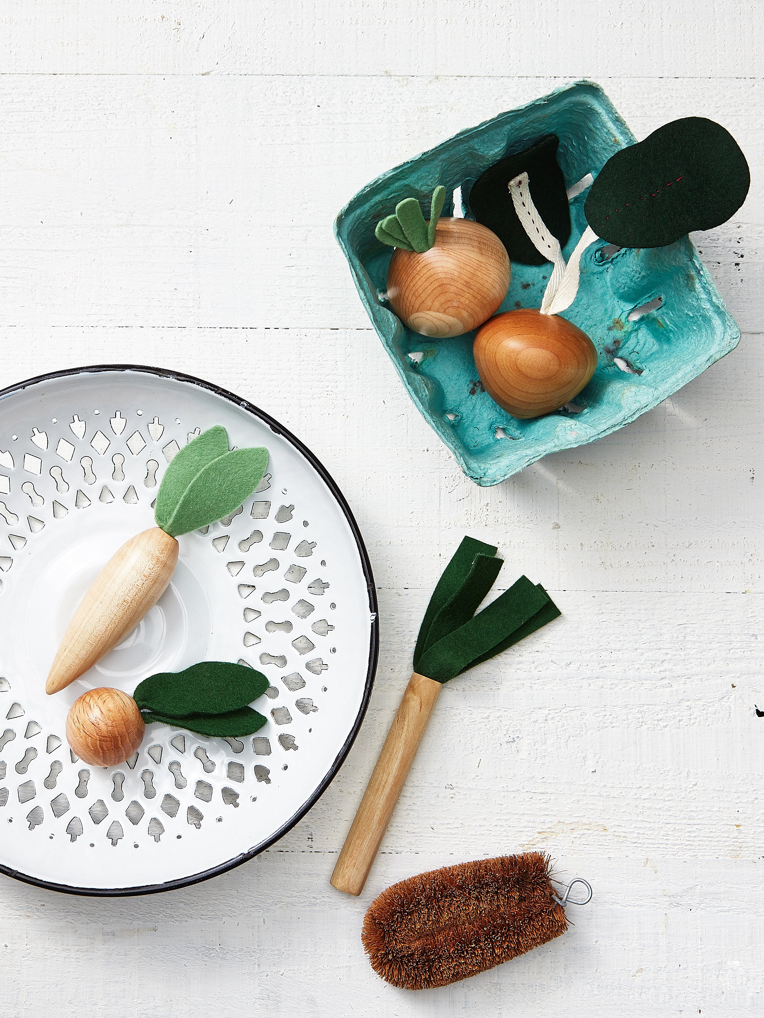 Wooden Vegetables Play Food Set 8