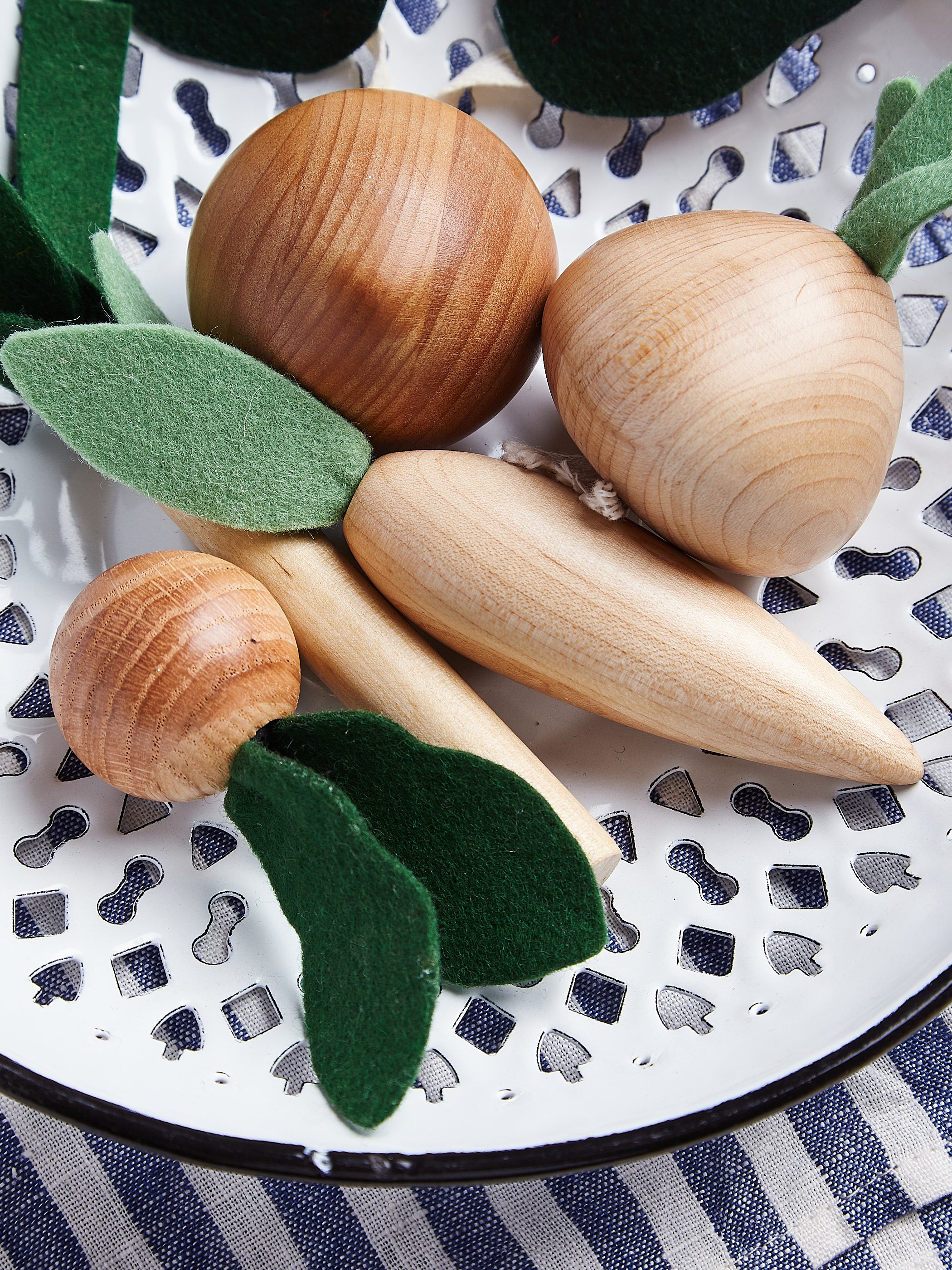 Wooden Vegetables Play Food Set 9